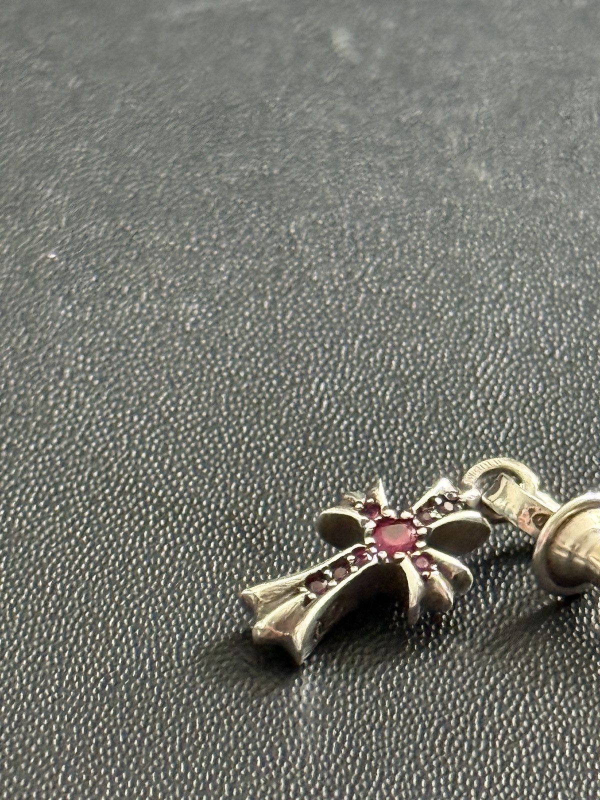 Chrome Hearts Chrome Hearts Pave Factory Ruby Set Babyfat Earring Drop Size ONE SIZE - 21 Thumbnail