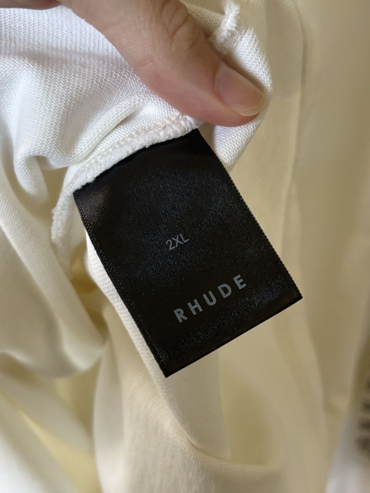Rhude LONG SLEEVE TEE - BIKER CROSS LOGO Size US XXL / EU 58 / 5 - 7 Thumbnail