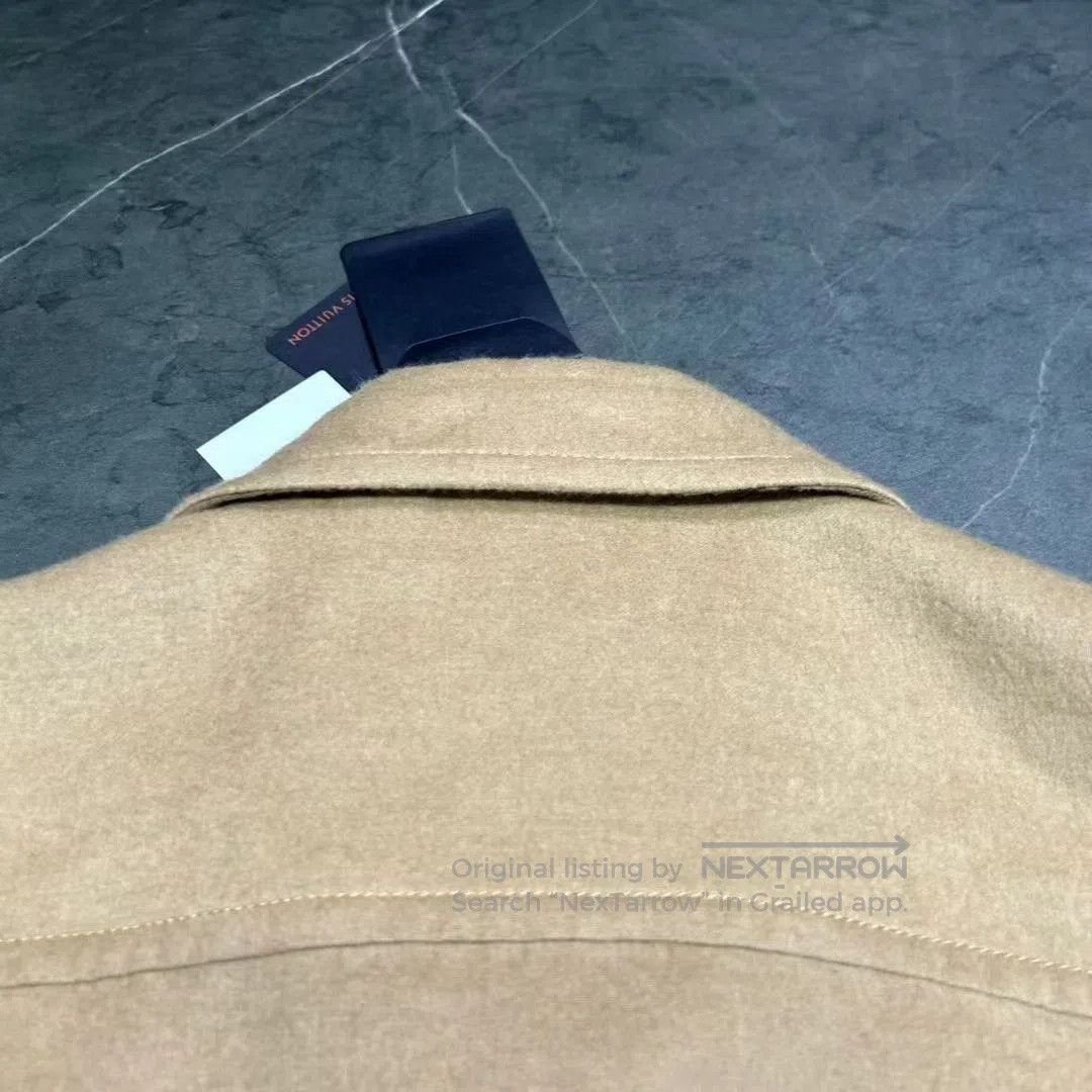Louis Vuitton Louis Vuitton Alpaca Khaki Collar Button Coat. Size US XXL / EU 58 / 5 - 7 Thumbnail