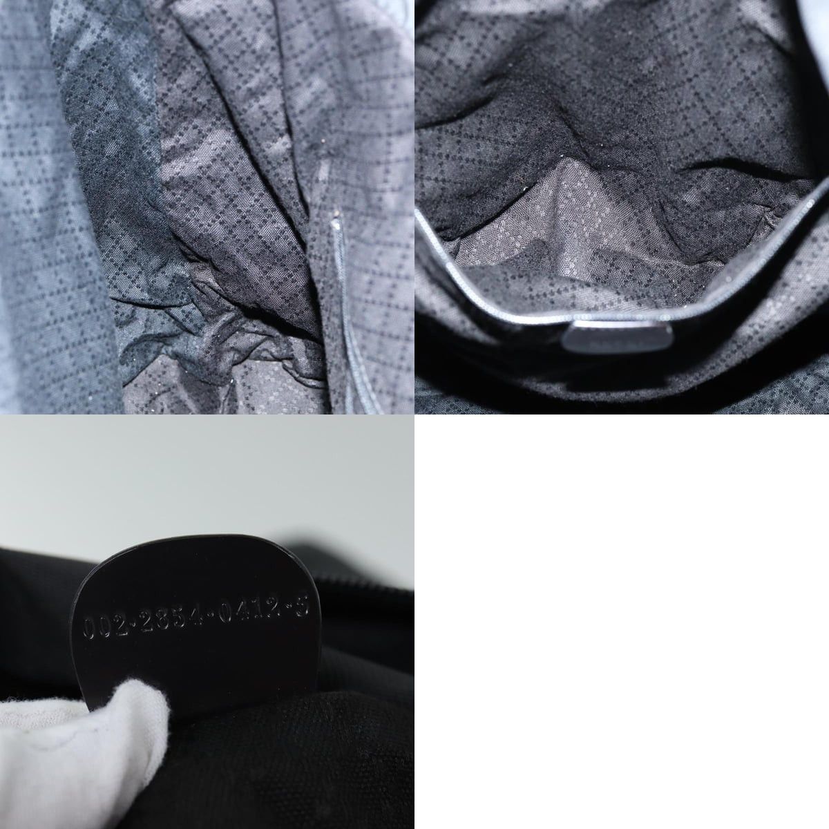 Gucci GUCCI Bamboo Hand Bag Nylon Gray 002 2854 0412 5 Size ONE SIZE - 12 Thumbnail