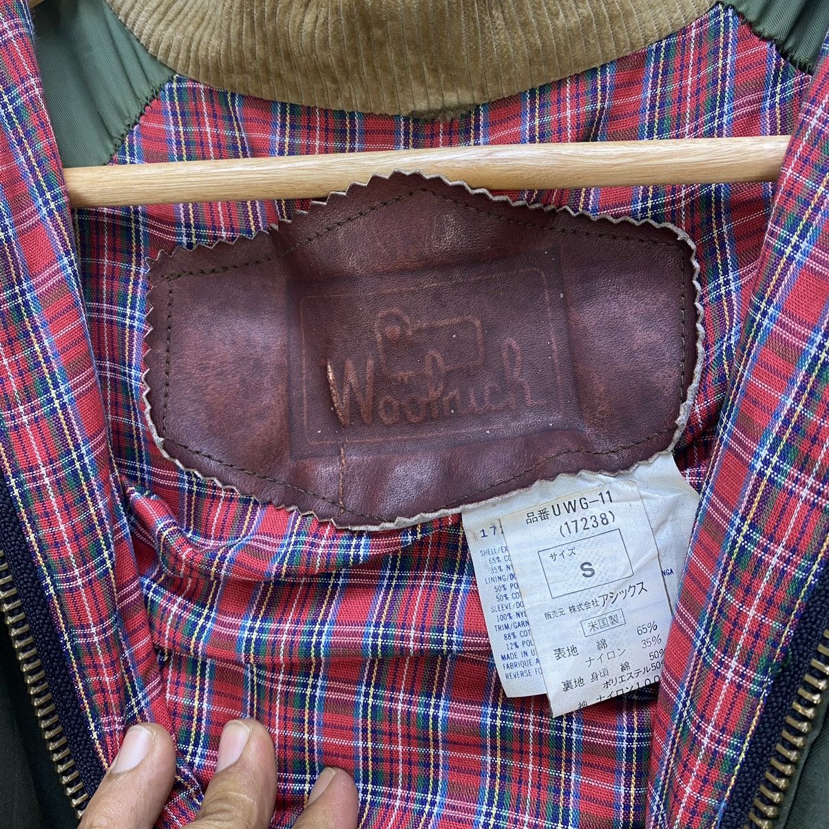 Woolrich Woolen Mills 🔥Vintage 80s Woolrich Bomber Plaid Lining Jacket Size US S / EU 44-46 / 1 - 6 Thumbnail