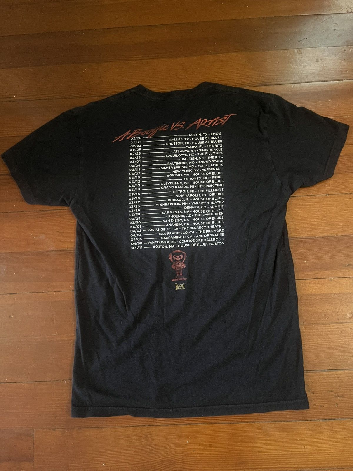 Rap Tees A Boogie vs Artist Tour Tee Size US S / EU 44-46 / 1 - 3 Thumbnail