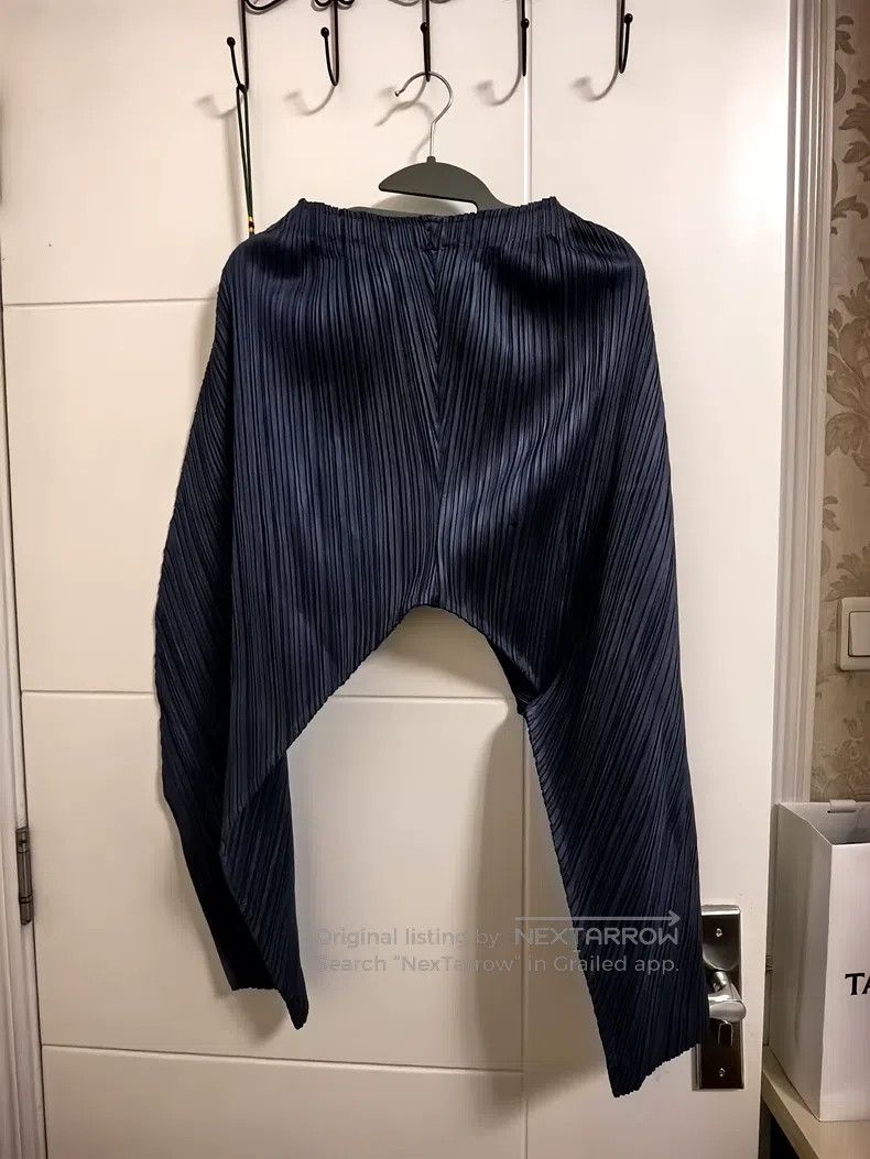 Issey Miyake Issey Miyake Blue Long Pants Size 25" / US 0 / IT 36 - 2 Thumbnail
