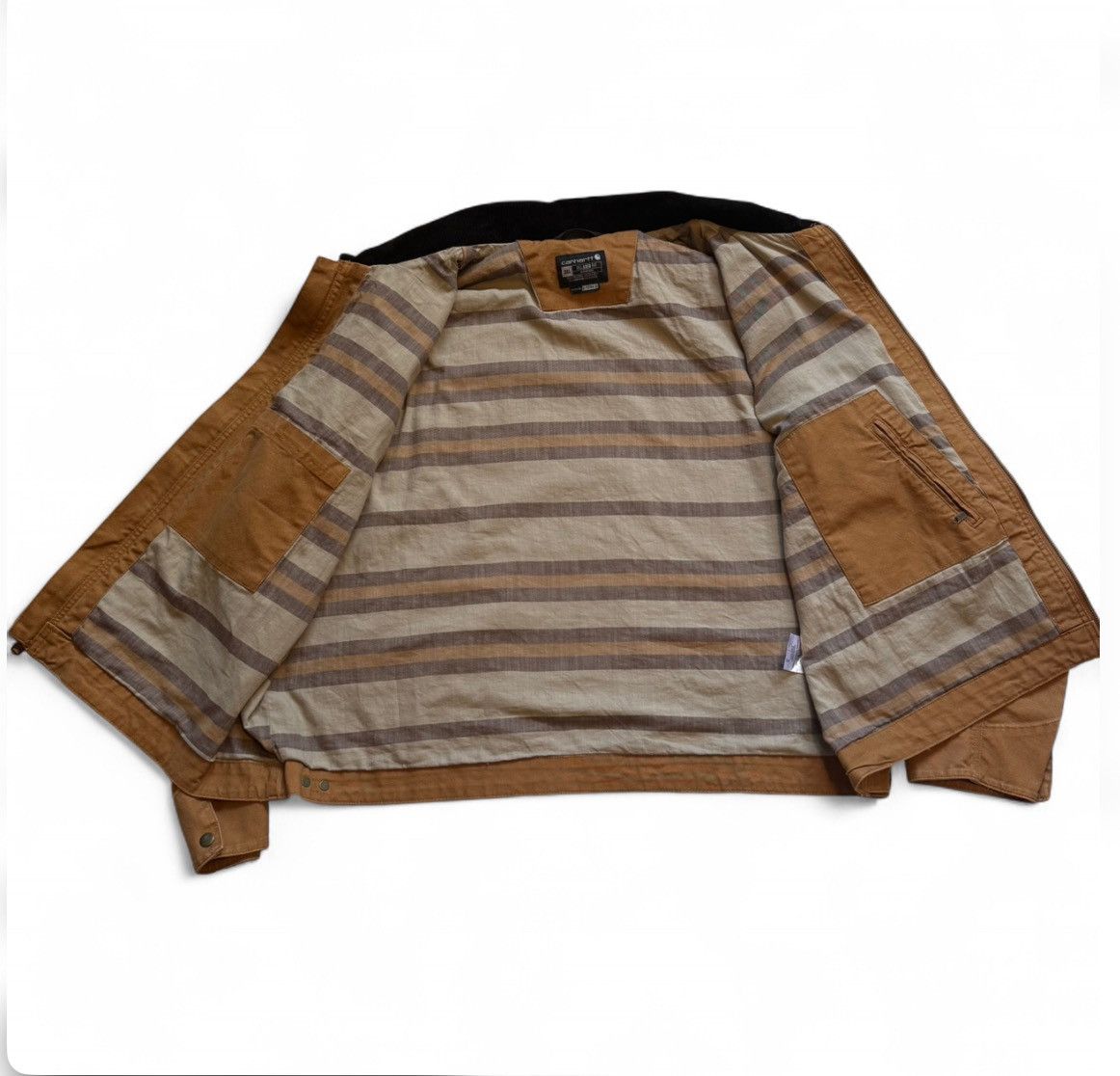 Carhartt Carhartt Relaxed Fit BRN Men’s XL Lined Corduroy Collar Size US XXL / EU 58 / 5 - 4 Thumbnail