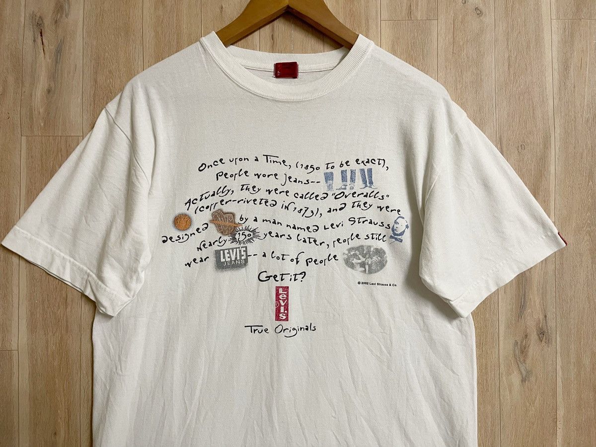Levi's Vintage Levi’s T shirt History L 2002 Made in Japan Size US L / EU 52-54 / 3 - 2 Thumbnail