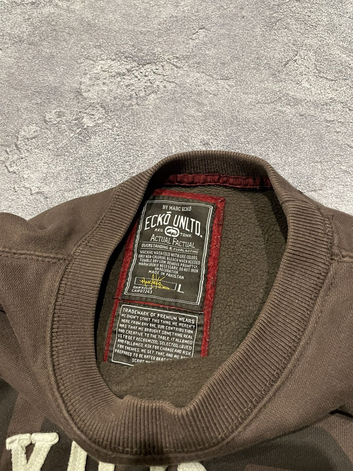 Ecko Unltd. × Vintage Vintage Ecko Unltd Y2K Sweatshirt Skate Boxy Fit Size US L / EU 52-54 / 3 - 6 Thumbnail