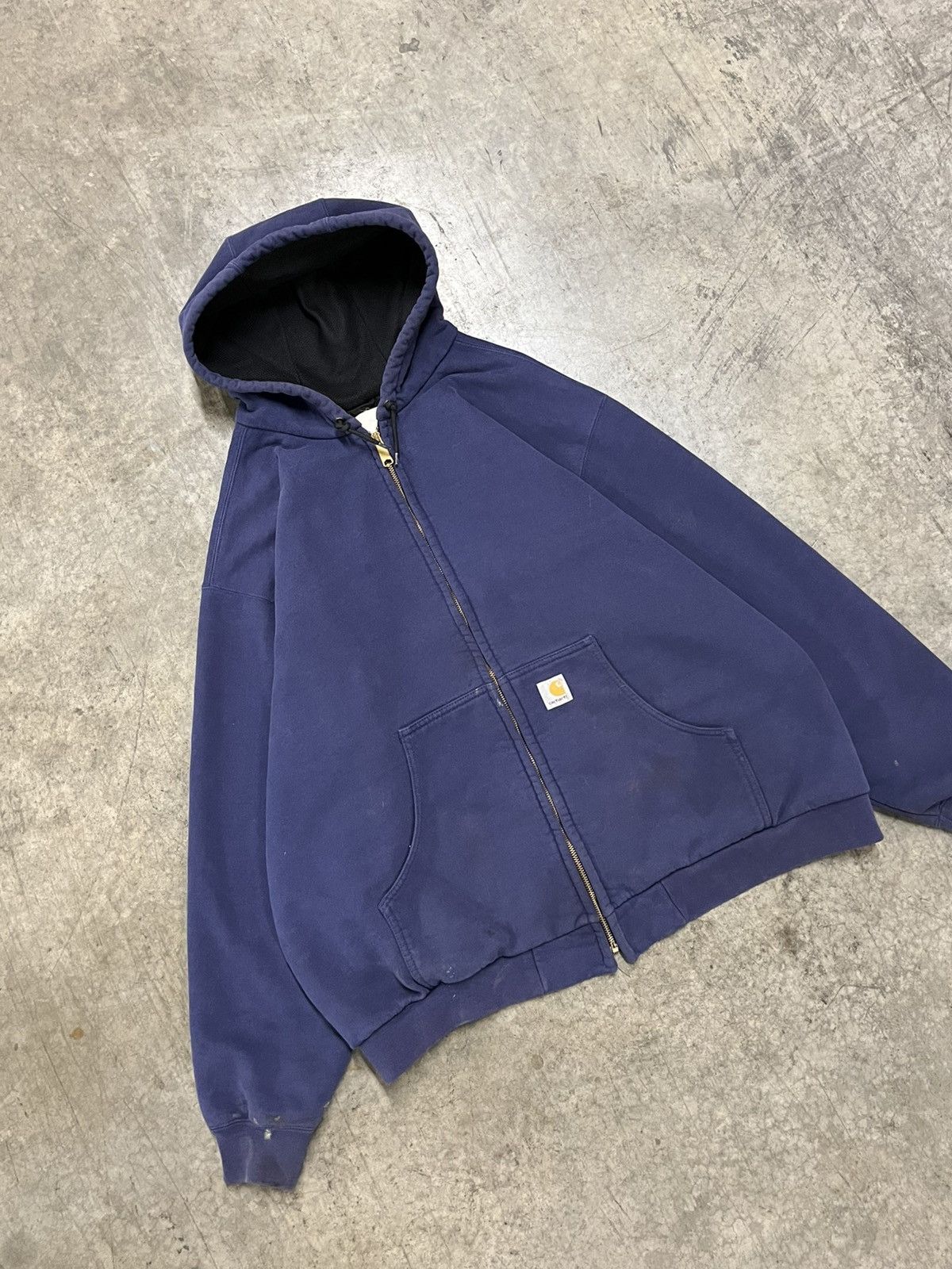 Carhartt × Vintage Carhartt vintage thermal lined zip up hoodie workwear skater Size US XXL / EU 58 / 5 - 2 Thumbnail