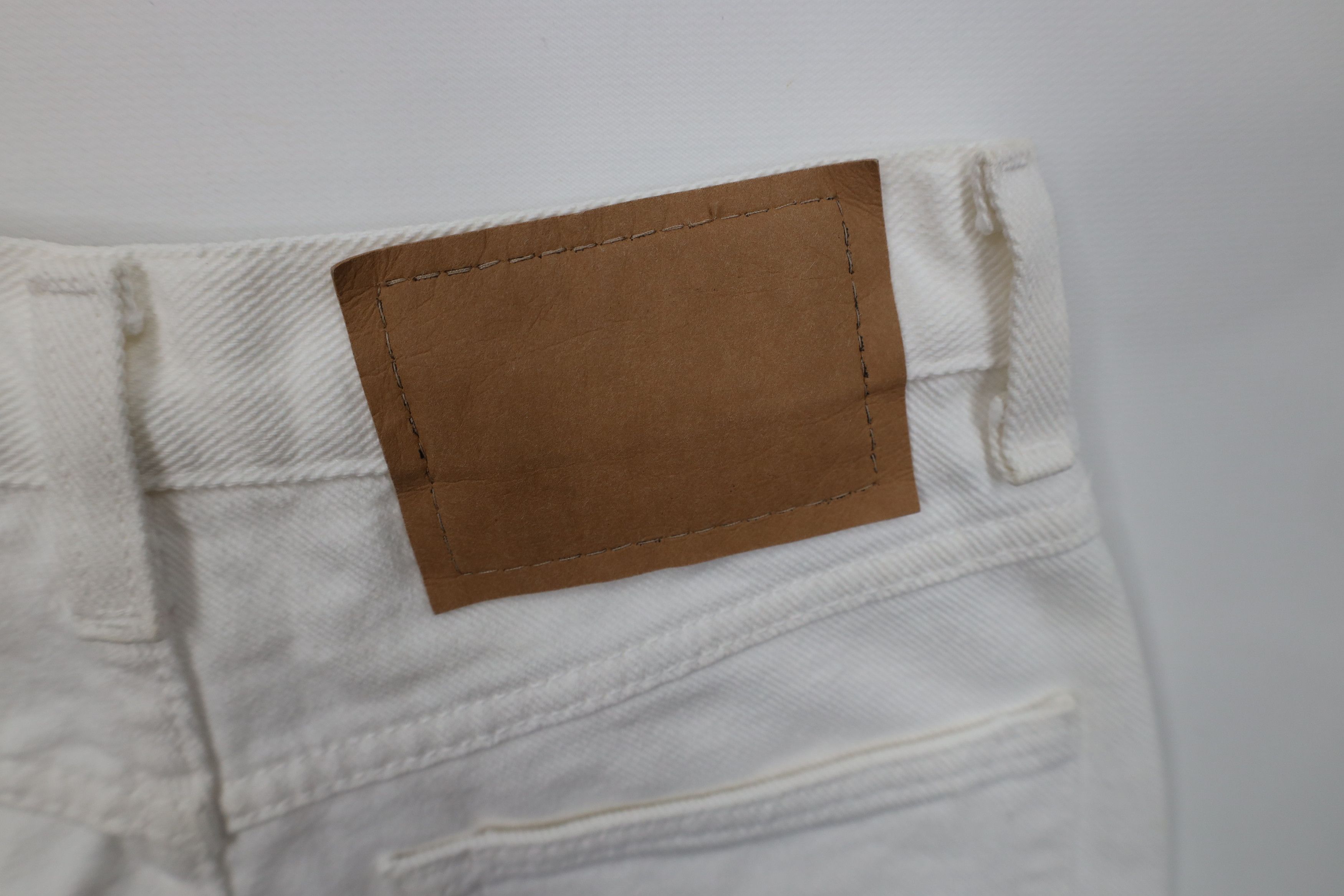Vintage Vintage 90s Streetwear Denim Jean Shorts Jorts White Cotton Size 24" / US 00 / IT 34 - 13 Thumbnail