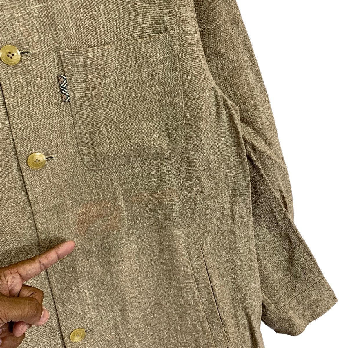Burberry VINTAGE BURBERRY OF LONDON COTTON LINEN BUTTON SHIRT Size US M / EU 48-50 / 2 - 5 Thumbnail