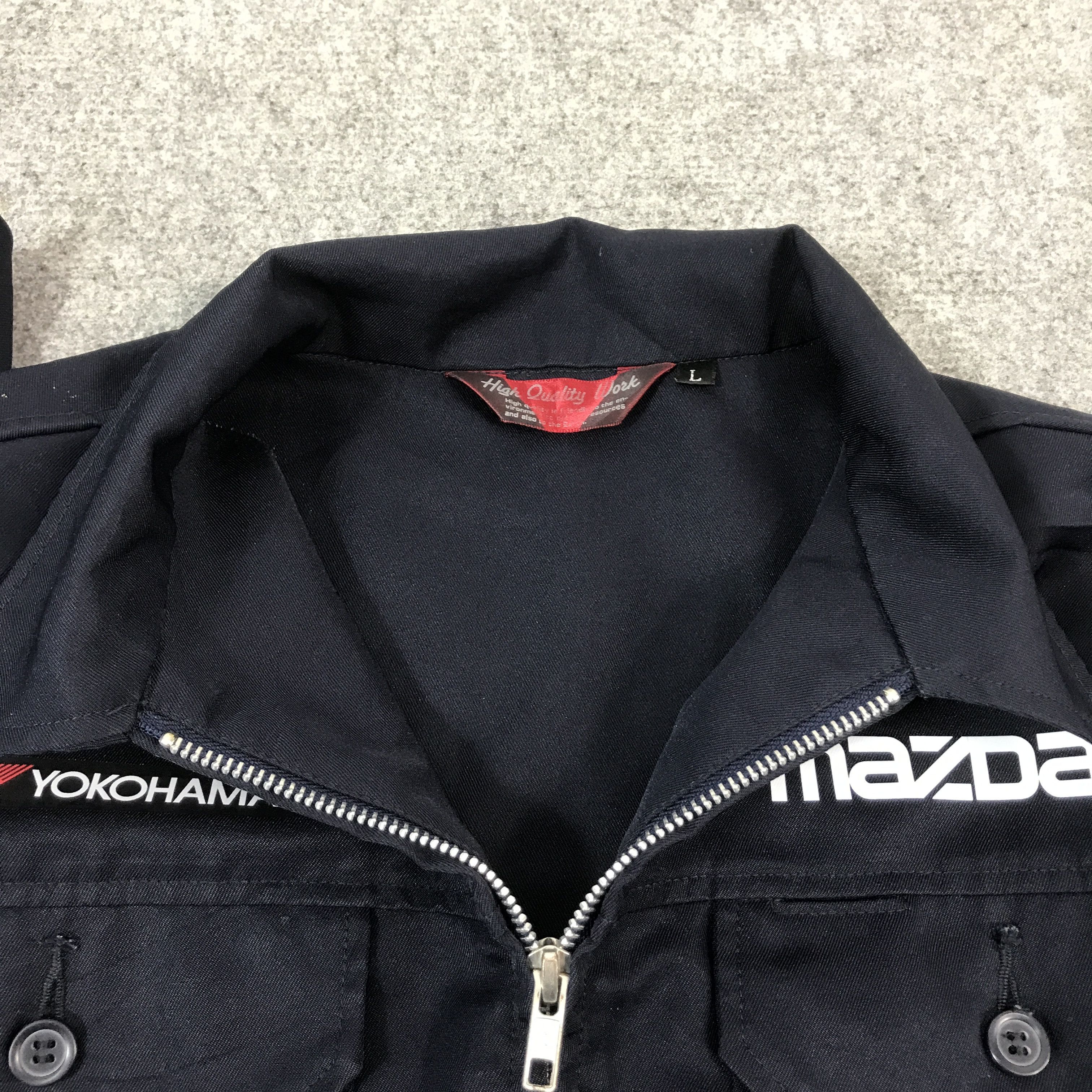 Japanese Brand MAZDA YOKOHAMA RACING JAPAN UNIFORM CUSTOM JACKET Size US L / EU 52-54 / 3 - 7 Thumbnail