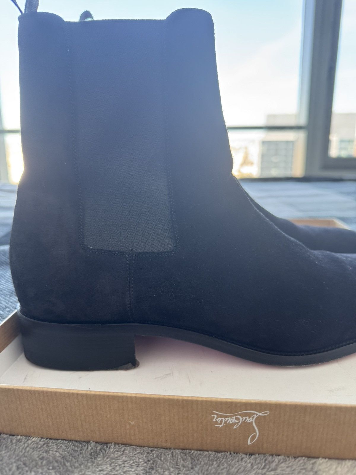 Christian Louboutin Christian Louboutin Chelsea black boots EU 42 Size US 9.5 / EU 42-43 - 11 Thumbnail