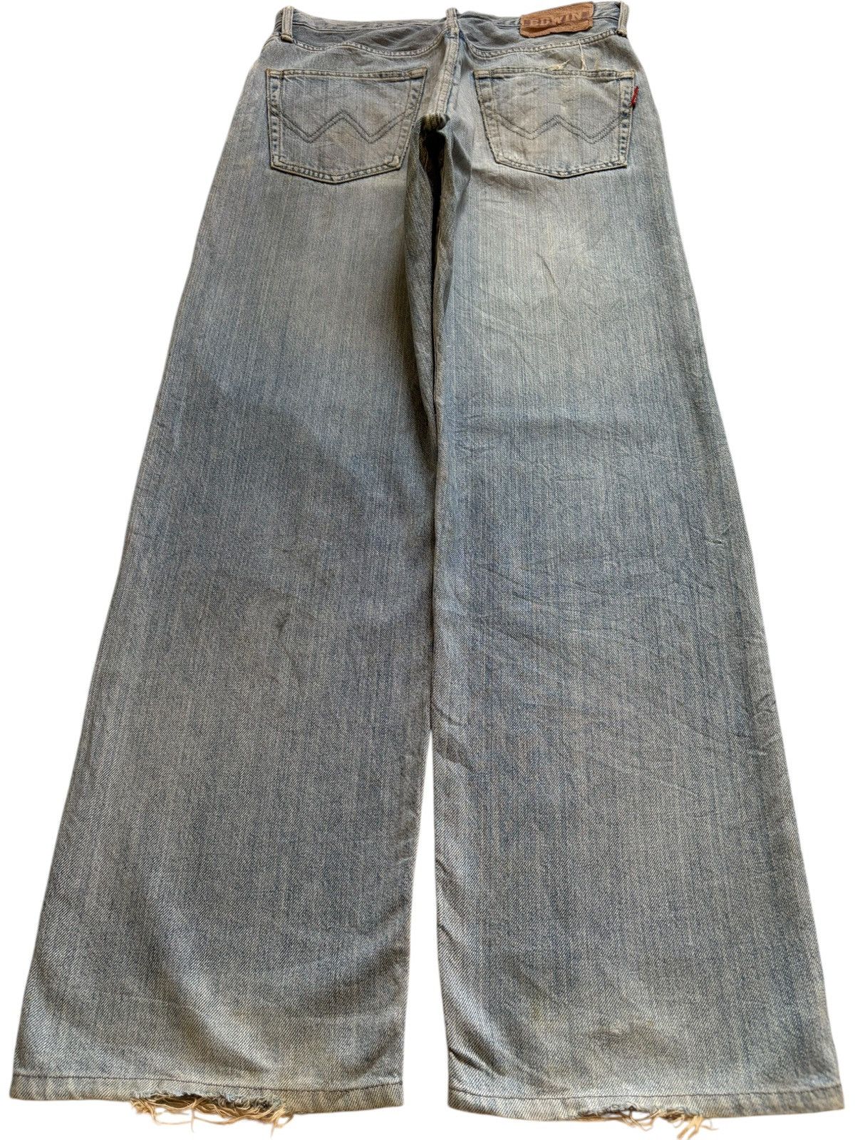 Edwin Vintage Edwin Mud Wash Distressed Baggy Jeans Size US 31 - 2 Thumbnail