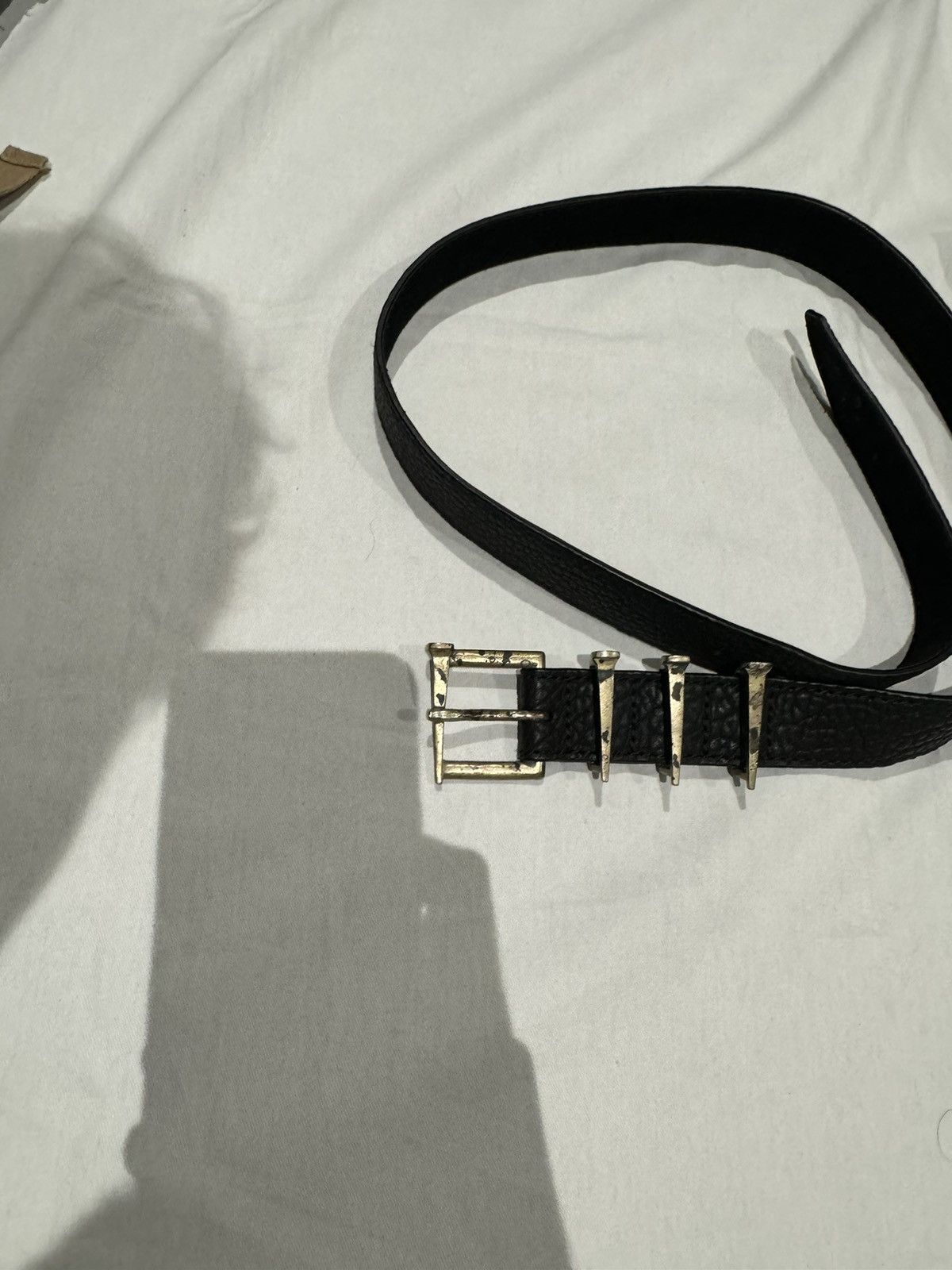 Marcel Everette 925 SILVER BOX NAIL BELT Size 32 - 4 Thumbnail