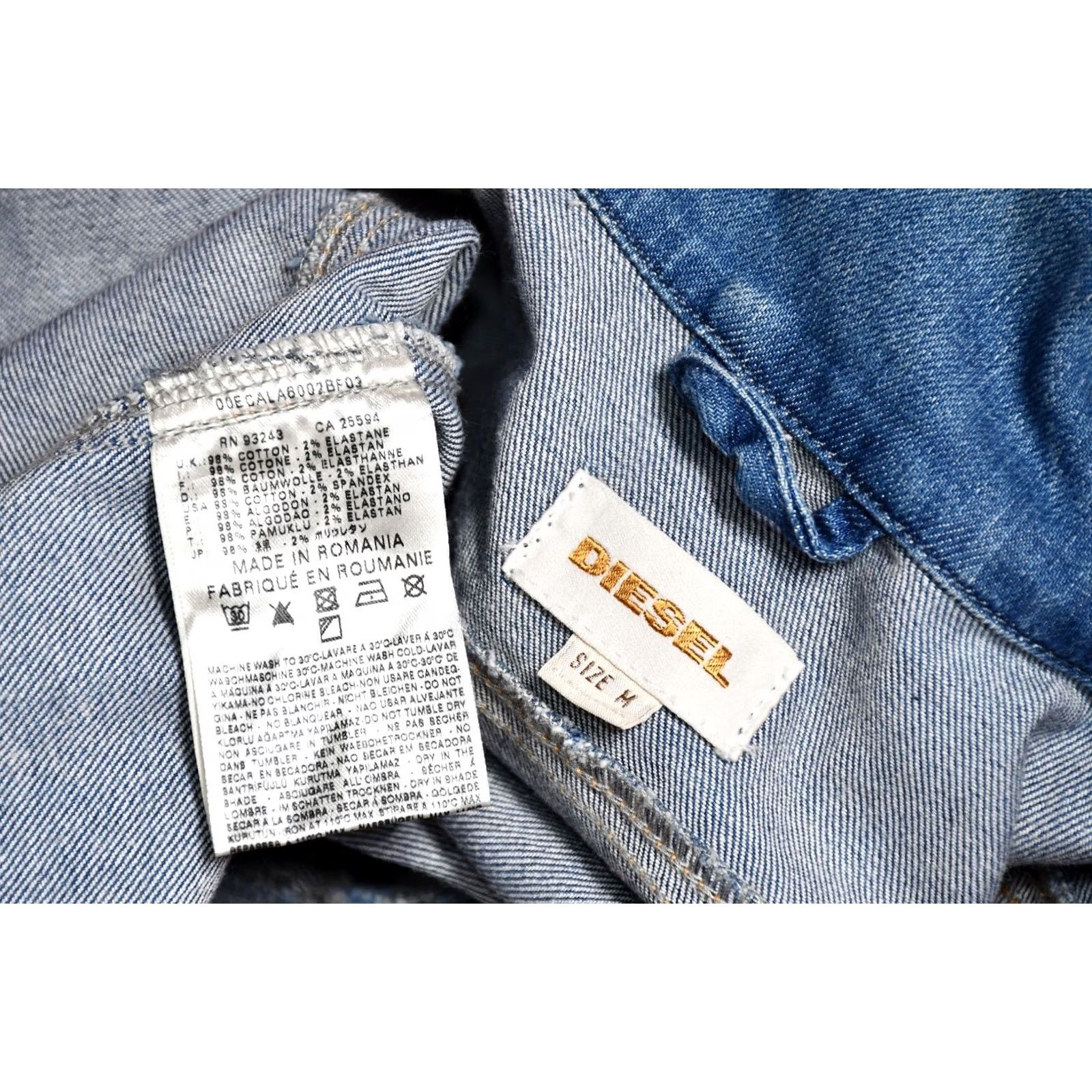 Diesel Diesel Jympo Denim Jacket Men's M Slim Blue Size M Casual Modern Denim Jacket Mens Size US M / EU 48-50 / 2 - 7 Thumbnail