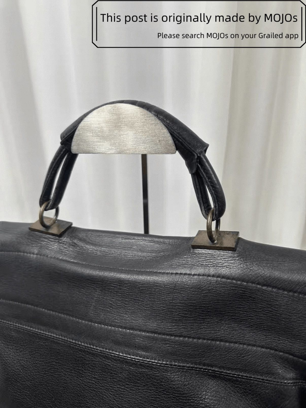 Yohji Yamamoto Yohji Yamamoto Y's Company Limited Leather Bag mojos190 Size ONE SIZE - 4 Thumbnail