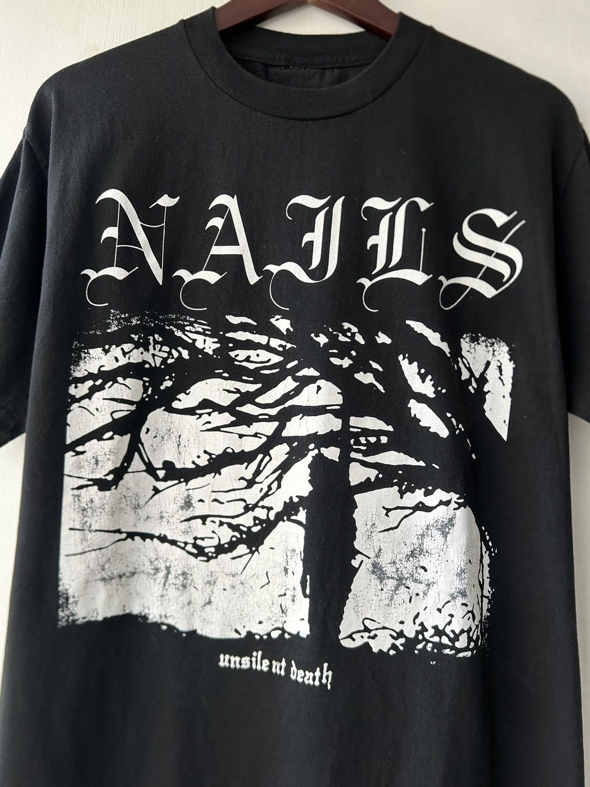 Band Tees Vintage 2000s Nails Unsilent Death Tee Size US M / EU 48-50 / 2 - 2 Thumbnail