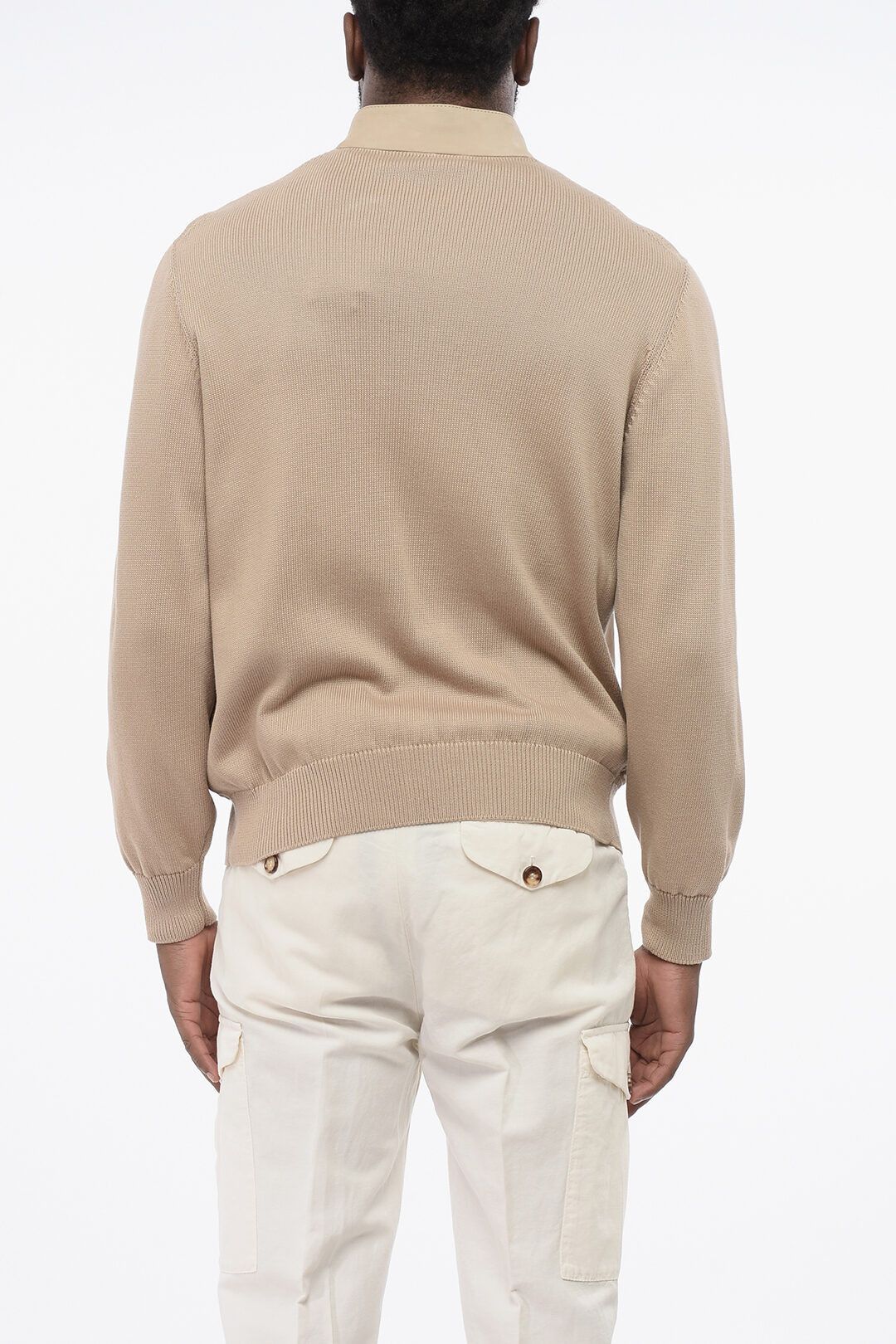 Brunello Cucinelli og1mm0725 Suede Jacket in Beige Size US XXL / EU 58 / 5 - 2 Thumbnail