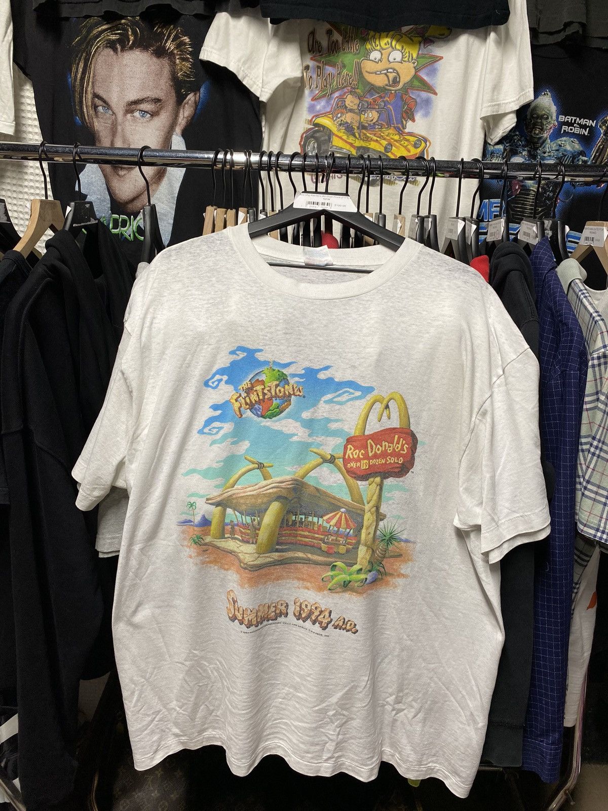 Vintage 90’s Vintage Flint Stones McDonald’s Tee Shirt ZLarge Size US XL / EU 56 / 4 - 1 Thumbnail