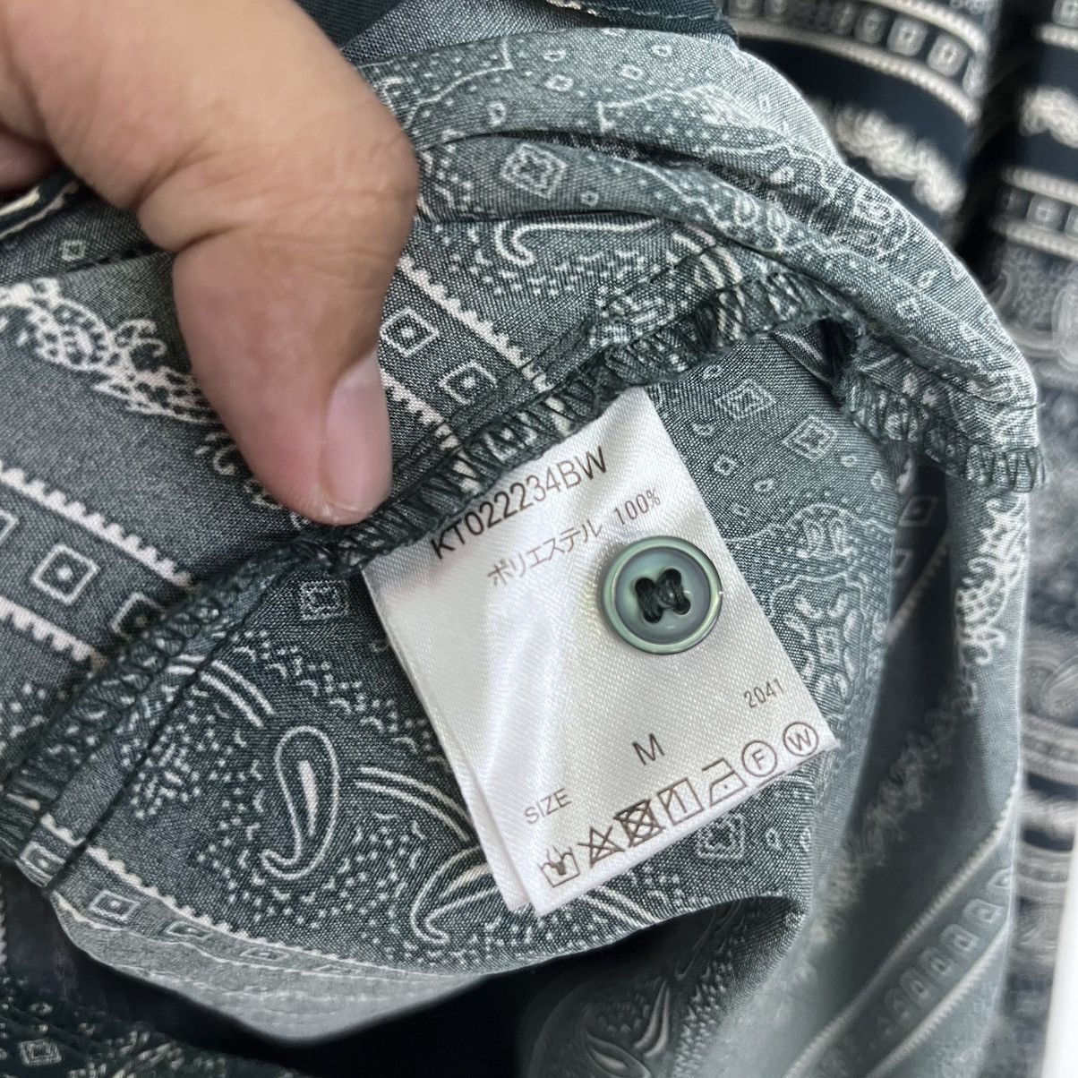 Japanese Brand kutir Assort Oversize paisley Bandana Button Shirt Size US M / EU 48-50 / 2 - 10 Thumbnail