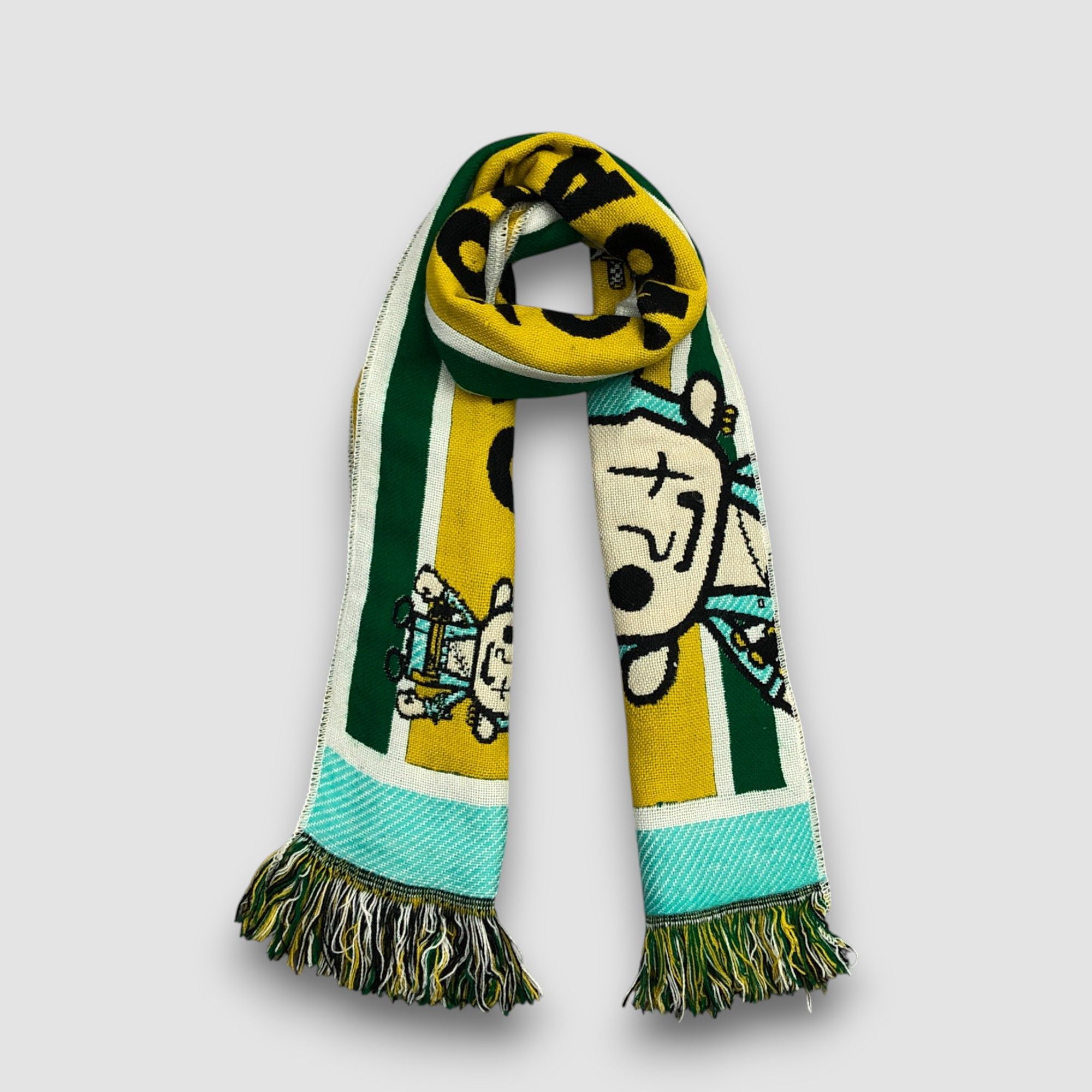 Anime Vintage One Piece Scarf Japanese Anime Muffler Wool Scarves Size ONE SIZE - 3 Thumbnail