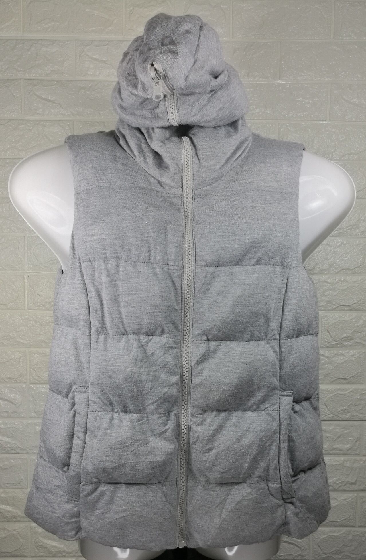 Japanese Brand Vintage Maple Feel Reversible Hoodie Puffer Vest Size US M / EU 48-50 / 2 - 8 Thumbnail