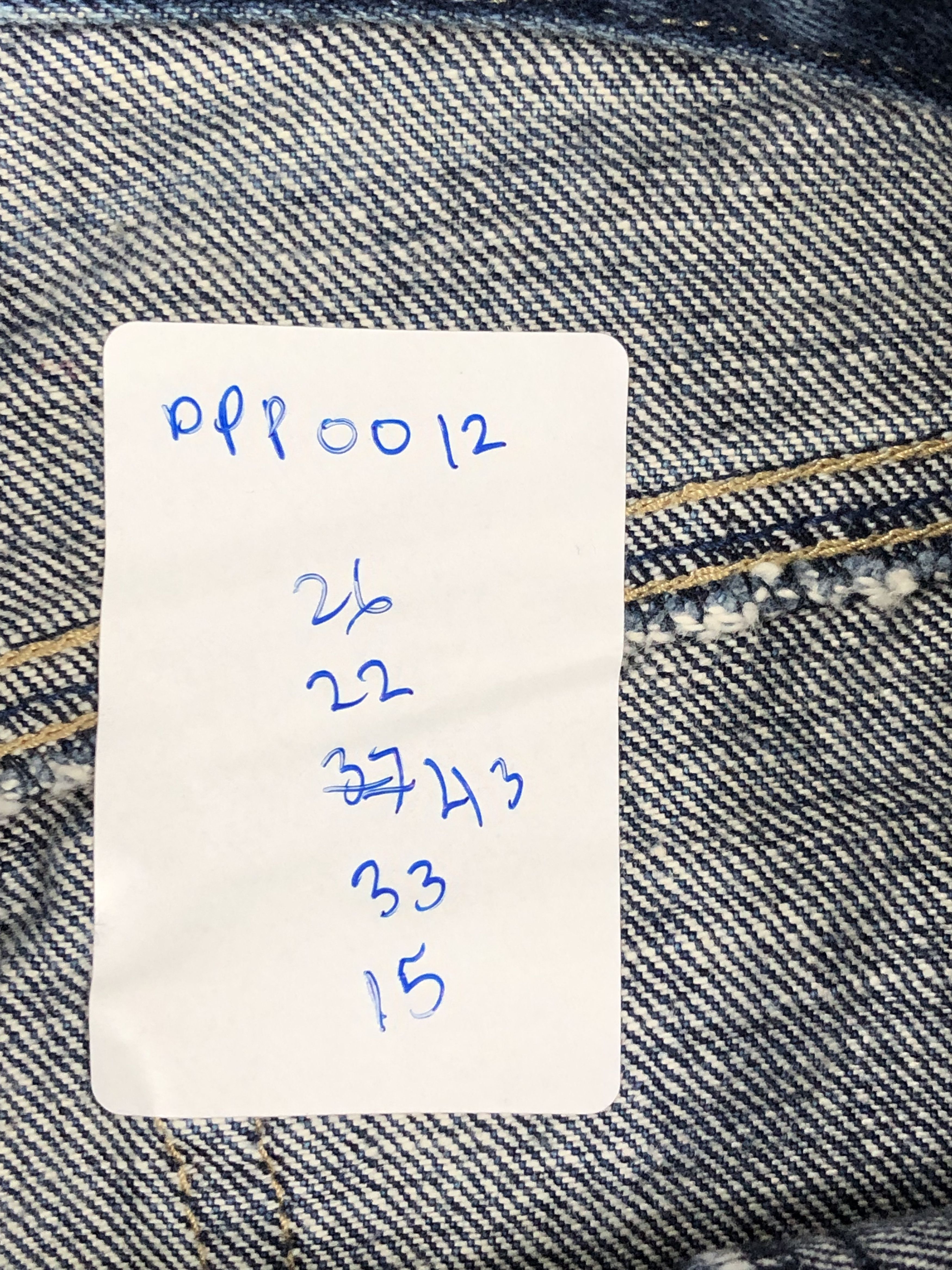 Japanese Brand Vintage Japanese Brand Selvedge Faded Jeans DPP0012 Size US 26 / EU 42 - 8 Thumbnail