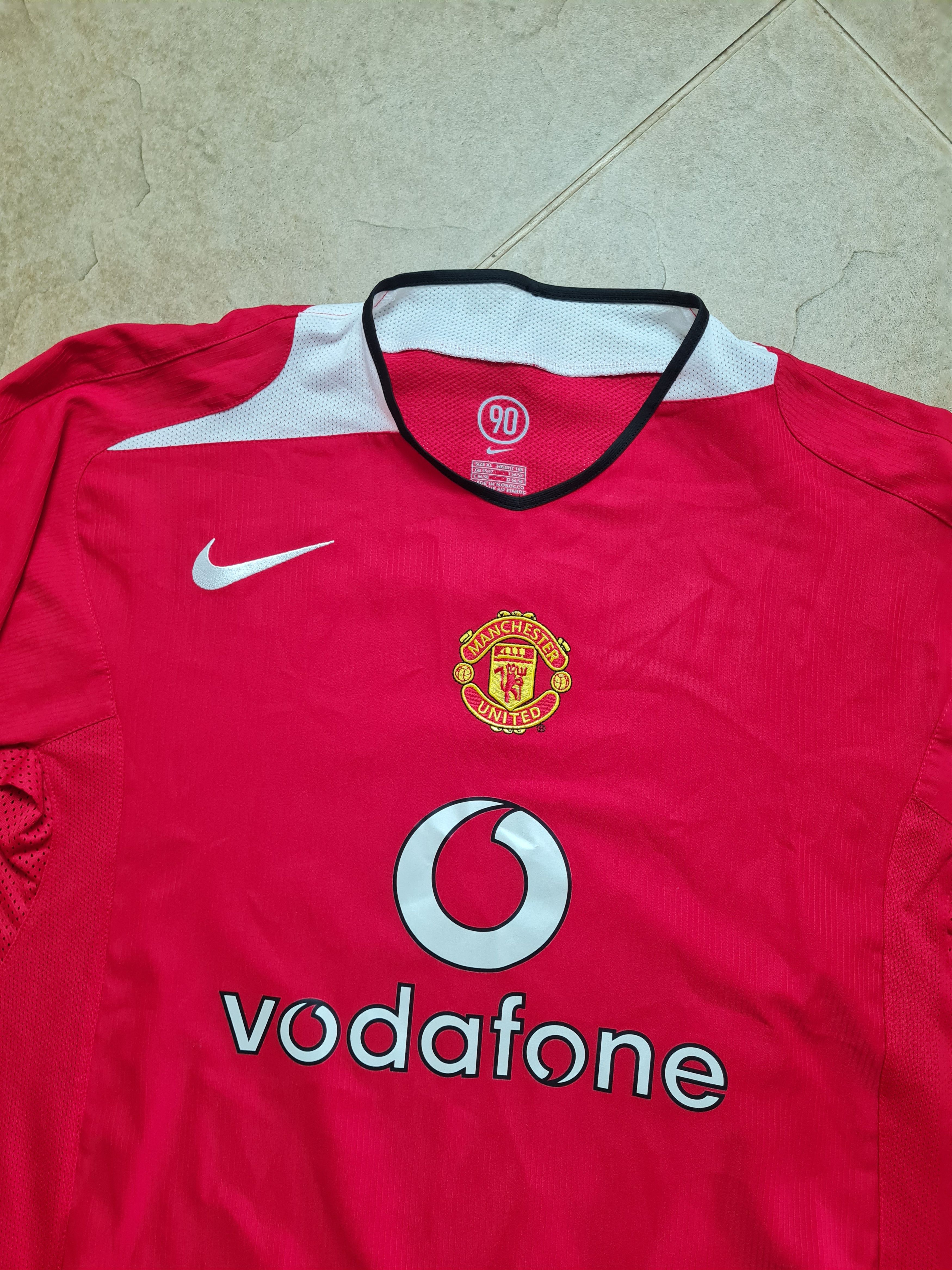 Nike Manchester United Home 2004 - 2006 Nike XL Shirt #20 Clark Size US XL / EU 56 / 4 - 3 Thumbnail