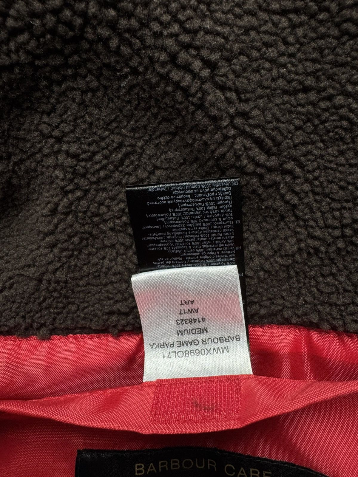 Barbour Barbour Oural Waxed Cotton Parka Jacket with Leather Patches Size US M / EU 48-50 / 2 - 21 Thumbnail