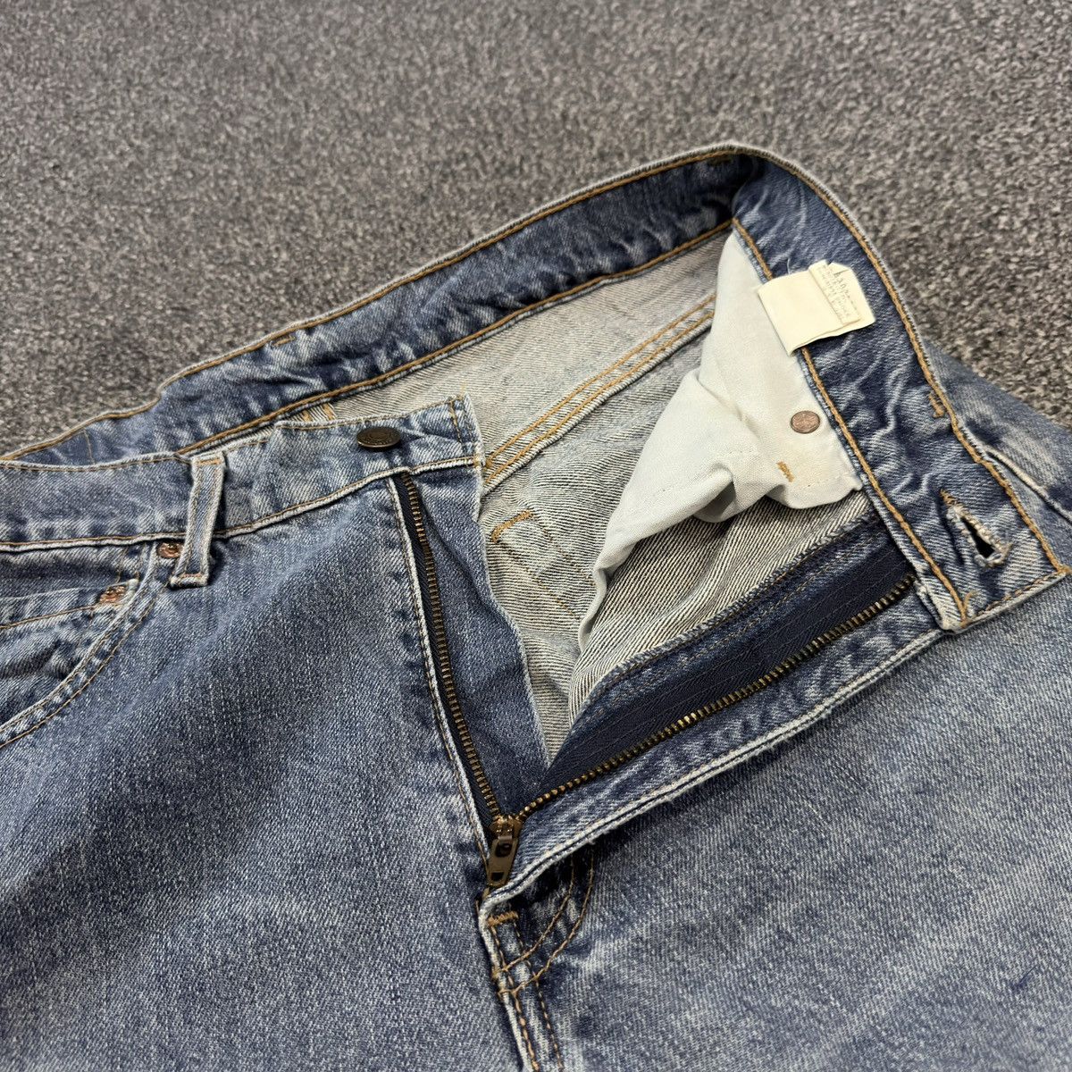 Engineered Garments × Levi's 🇺🇸 Vintage 1997 Levis 519 Faded Aging Denim Made In Usa W31 Size US 31 - 14 Thumbnail