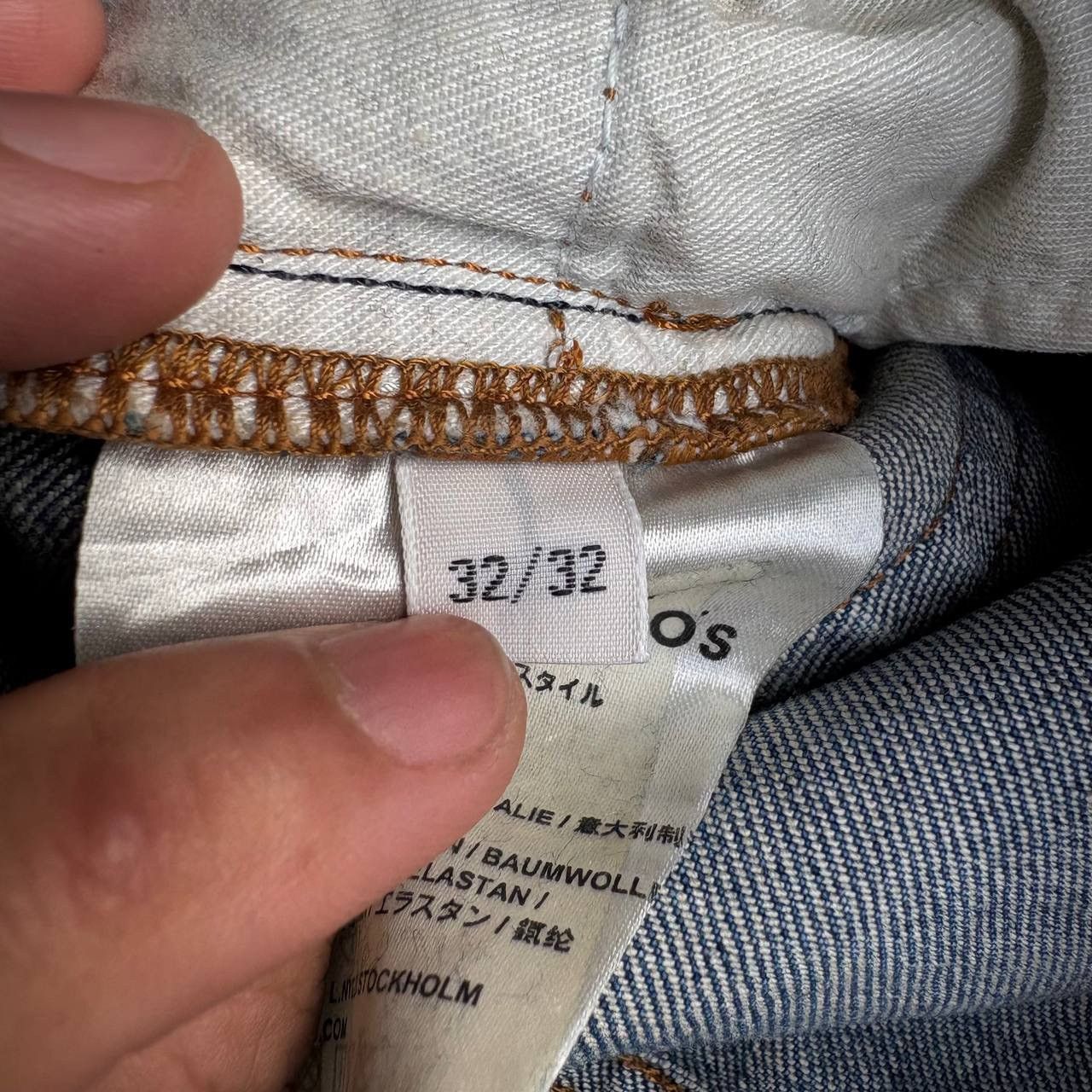 Acne Studios Acne Studios Ace Carter Slim Fit Blue Jeans Pants Size US 32 / EU 48 - 15 Thumbnail
