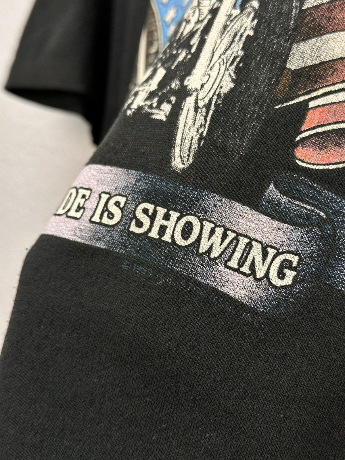 Jerzees Vintage Rare 80s Harley Davidson vintage graphic tee USA Size US L / EU 52-54 / 3 - 5 Thumbnail