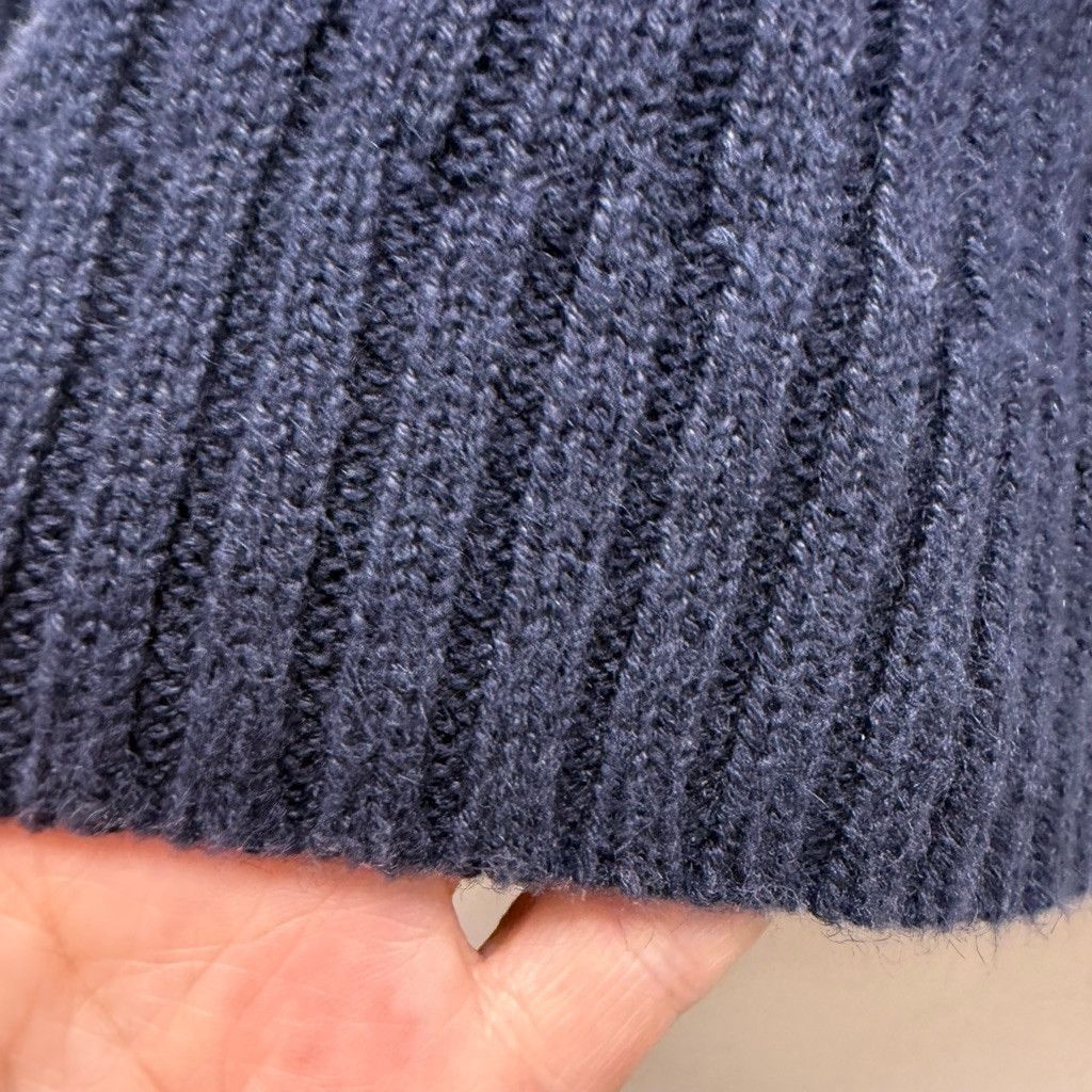 Towncraft Men's TOWNCRAFT Navy Blue Ribbed Crewneck Sweater L Size US L / EU 52-54 / 3 - 7 Thumbnail