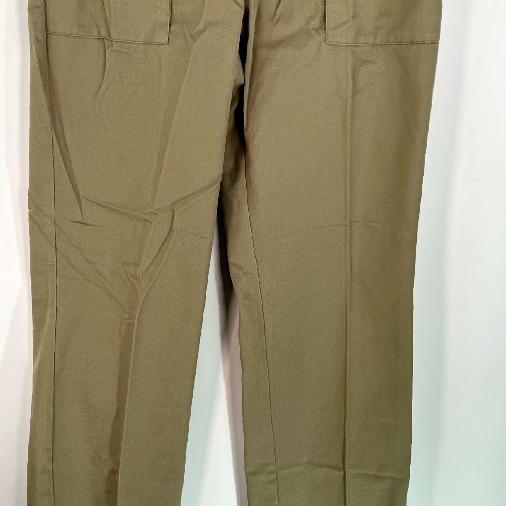 Jantzen Jantzen Sport Womens Flat Front Straight Leg Mid Rise Stretch Tan Pants 34 Size 24" / US 00 / IT 34 - 7 Thumbnail