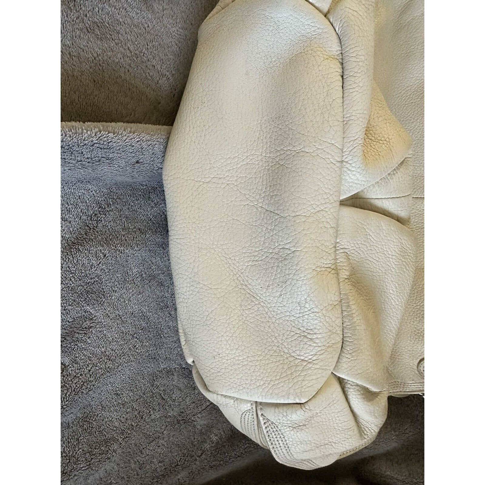 Calvin Klein VTG Tote Calvin Klein Pebble Leather, Hobo Bag Slouchy Purse Size ONE SIZE - 7 Thumbnail