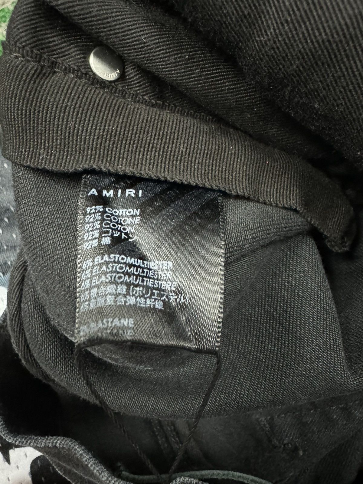 Amiri Amiri Jeans Thrasher Black 33 Size US 33 - 5 Thumbnail
