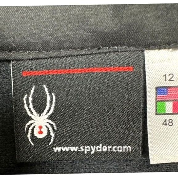 Spyder Spyder Jacket Womens 12 Grey Softshell Fleece Lined Full Zip Activewear Pockets Mens Womens Girls Girls Size XL / US 12-14 / IT 48-50 - 4 Thumbnail