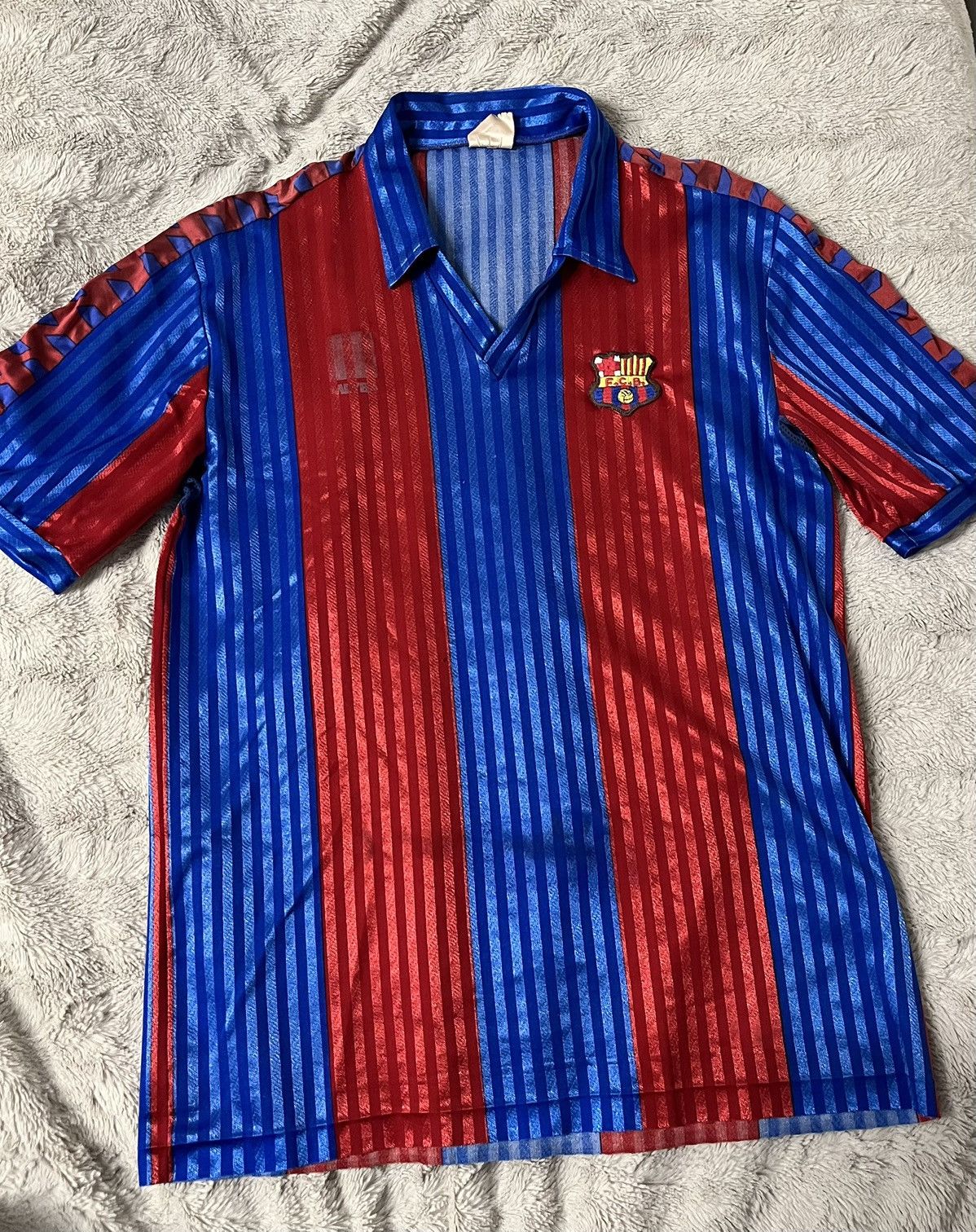 1989-1992 FC Barcelona Home Jersey Vintage