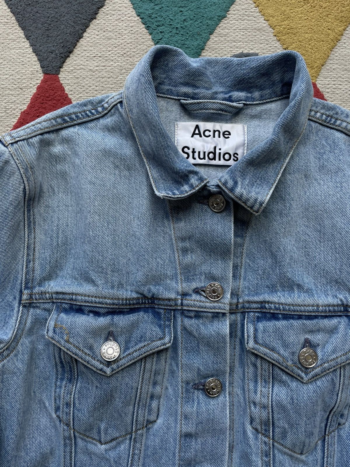 Acne Studios Acne Studios Tag LT Vintage Light Wash Blue Den Size US S / EU 44-46 / 1 - 7 Thumbnail