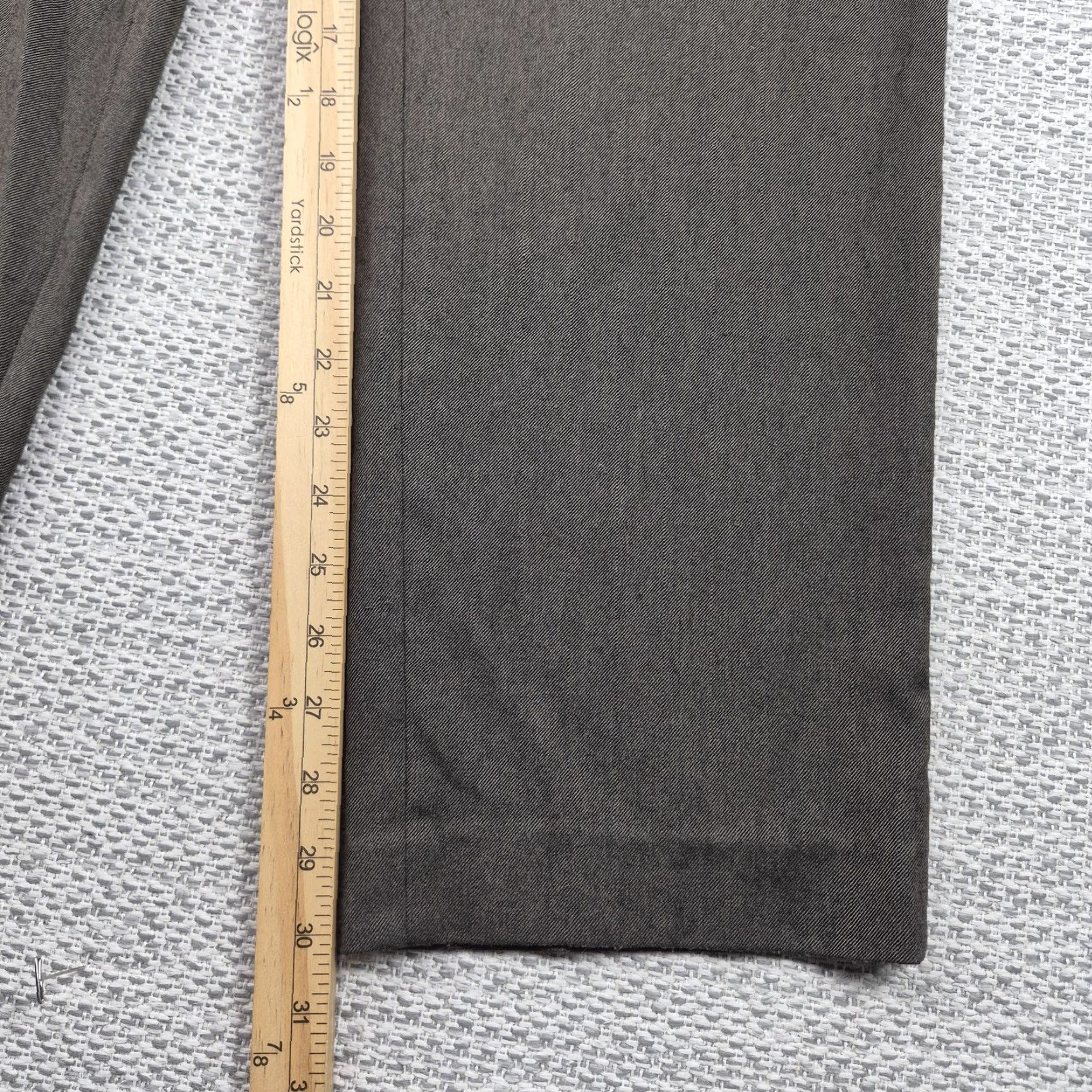 Ralph Lauren Lauren Ralph Lauren Dress Pants Mens 36x32 Brown Flat Front Stretch Straight Leg Size US 36 / EU 52 - 6 Thumbnail