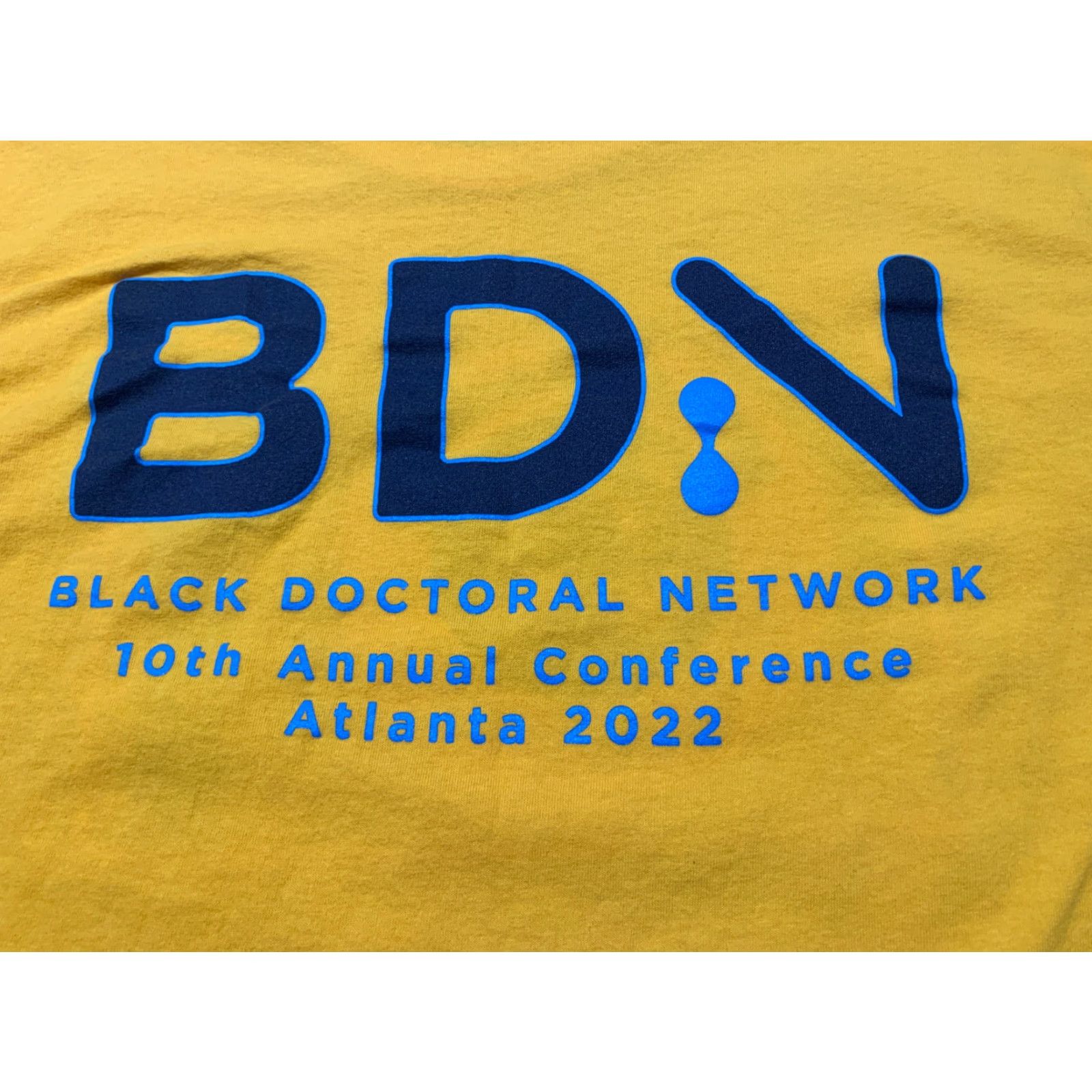 Vintage VINTAGE American T-Shirt Long Sleeve Large Yellow African American 1863 Black Doctoral Network Mens Size US L / EU 52-54 / 3 - 5 Thumbnail