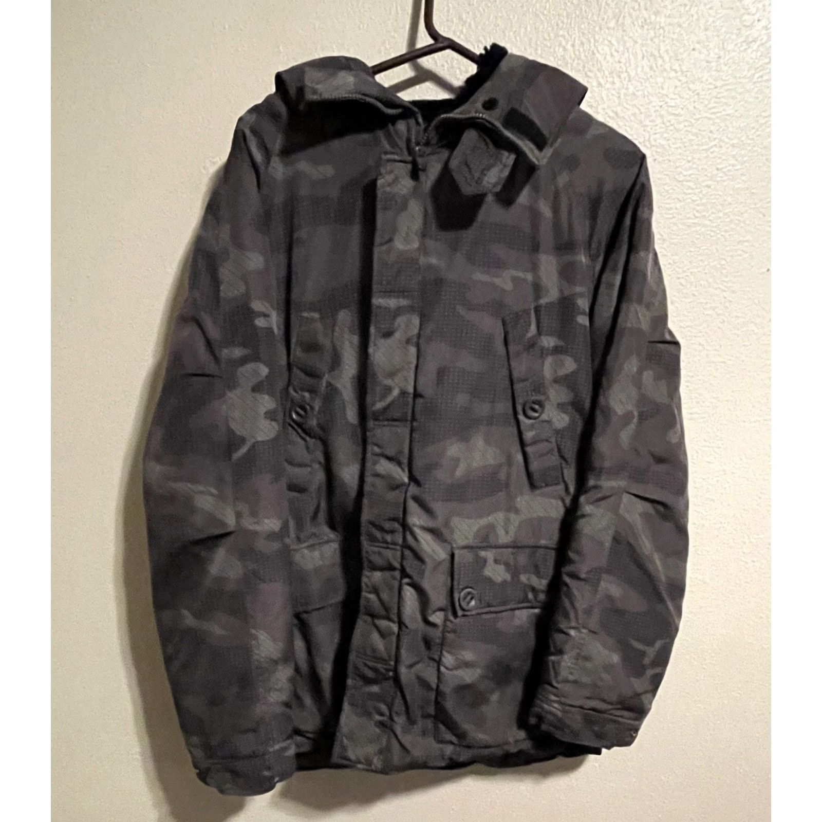 Fox Racing Fox Racing Deluxe Parka Jacket M Men Full Zip Sherpa Camouflage Green/Gray Camo Winter Size US M / EU 48-50 / 2 - 2 Thumbnail