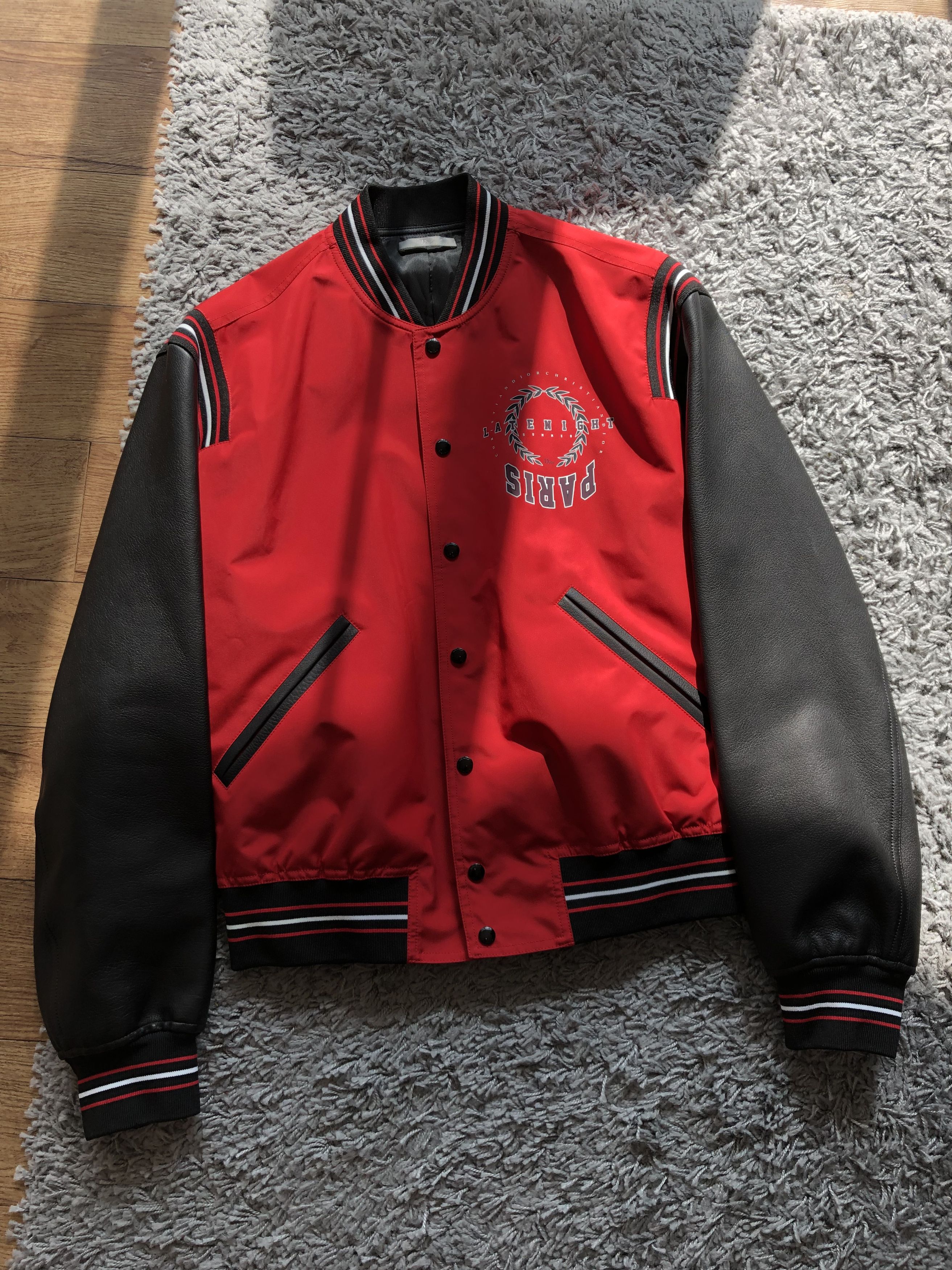 Dior DIOR HOMME Paris Varsity Bomber Jacket (SS18) Size US M / EU 48-50 / 2 - 6 Thumbnail