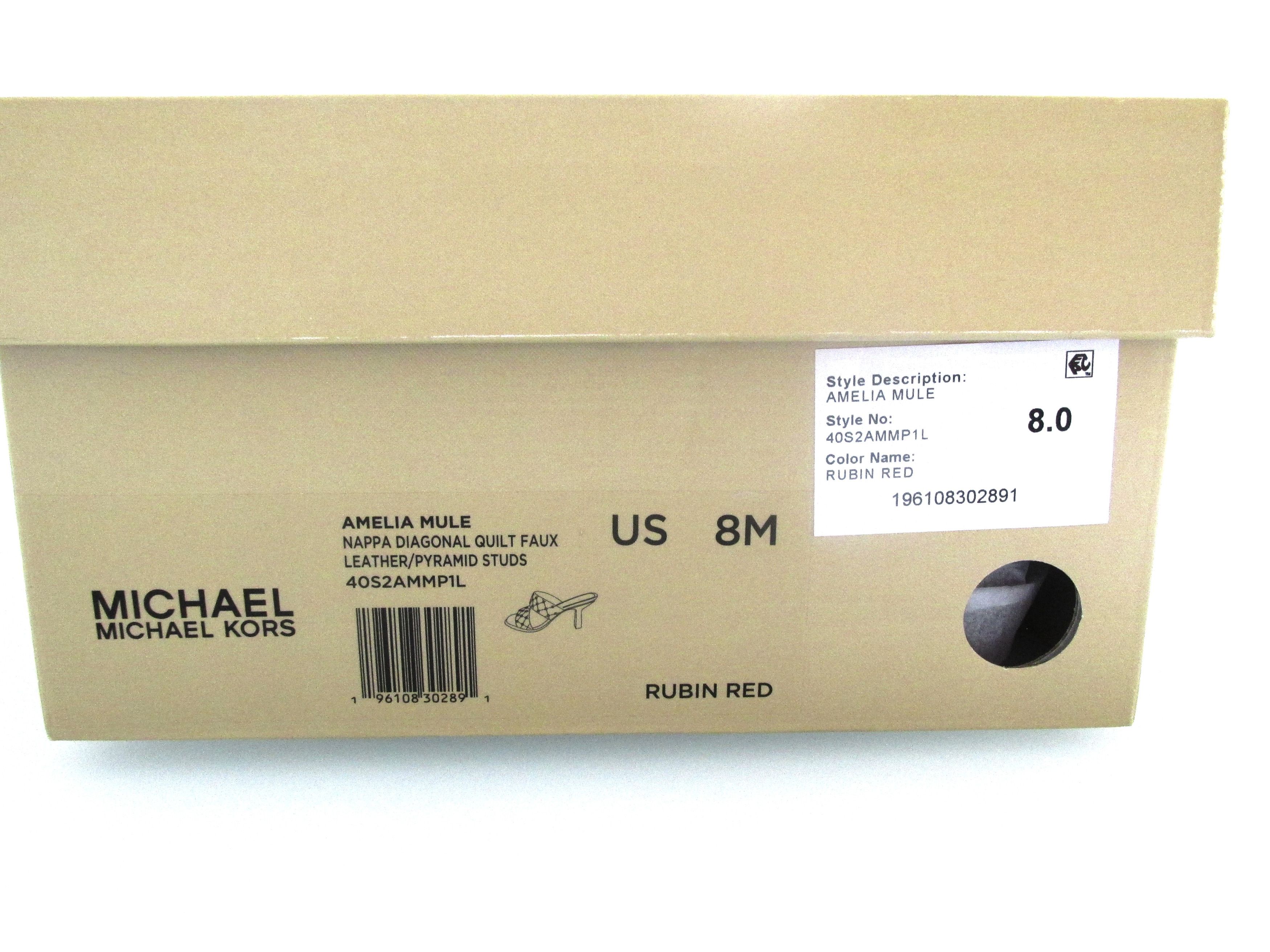 Michael Kors Michael Kors "Amelia Mule" New Women's Shoes Size 8 M Size US 8 / IT 38 - 7 Thumbnail
