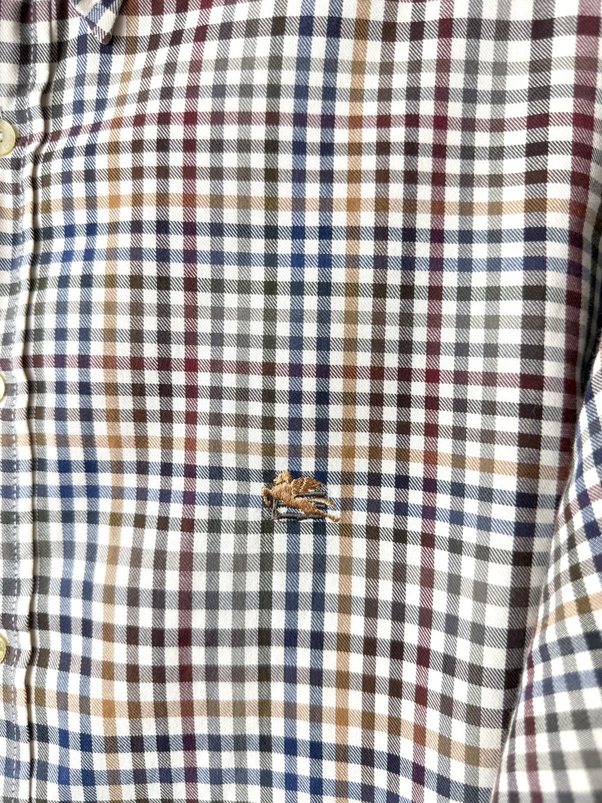 Etro Etro Checkered Shirt Buttons Up Italy Designer Size US M / EU 48-50 / 2 - 3 Thumbnail