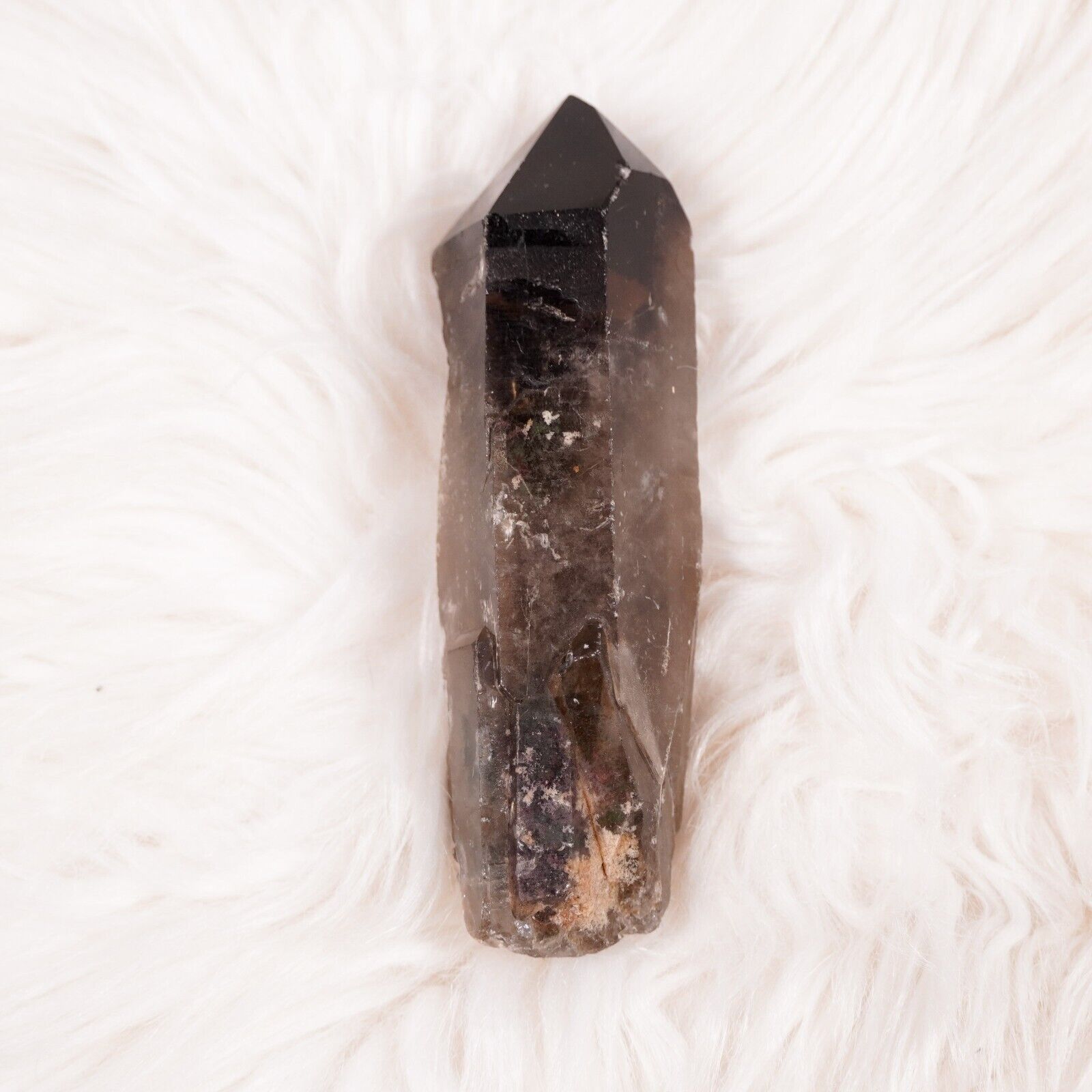 Other Large Smokey Quartz Crystal Point 4" Healing Gemstone Wand Size ONE SIZE - 2 Thumbnail