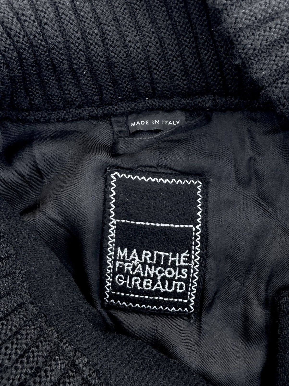Marithe + Francois Girbaud Coat avantgarde asymetric baloon marithe dark academia goth Size S / US 4 / IT 40 - 13 Thumbnail