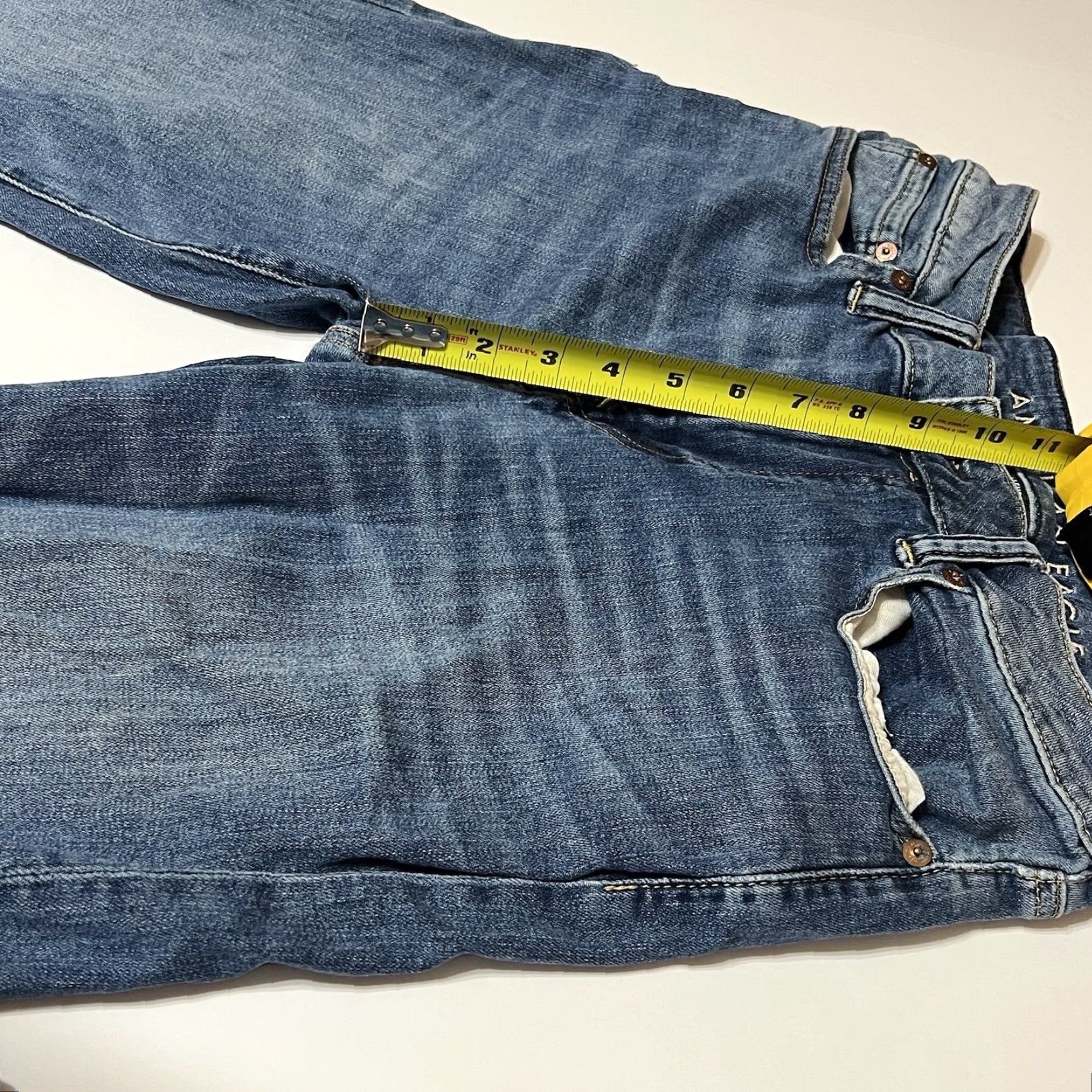 American Eagle Outfitters American Eagle Outfitters Original Boot Jeans Mens 32x36 Blue Denim Bootcut 5-Pocket Mid Rise Regular Size 32 Casual Fit USA Theme Size US 32 / EU 48 - 4 Thumbnail