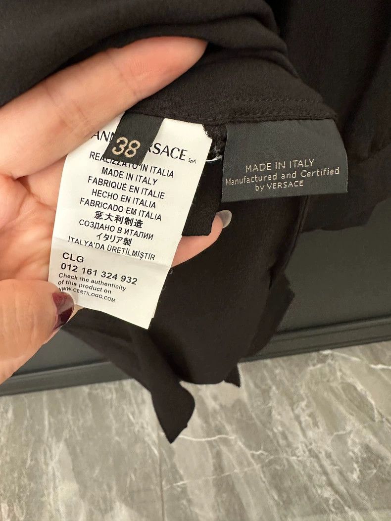 Versace Versace Mulberry silk dress Size S / US 4 / IT 40 - 5 Thumbnail
