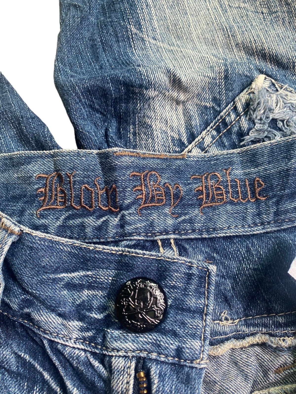 Hysteric Glamour × If Six Was Nine × Le Grande Bleu (L.G.B.) Japanese Brand Blow By Blue Double Waist Jean Size US 28 / EU 44 - 11 Thumbnail