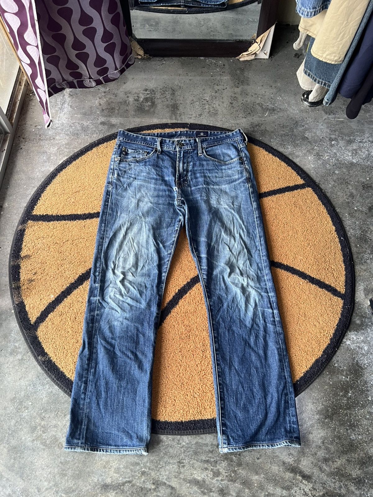 AG Adriano Goldschmied 🔥Vintage AG Adriano Goldschmied Distressed Denim Size US 33 - 1 Thumbnail